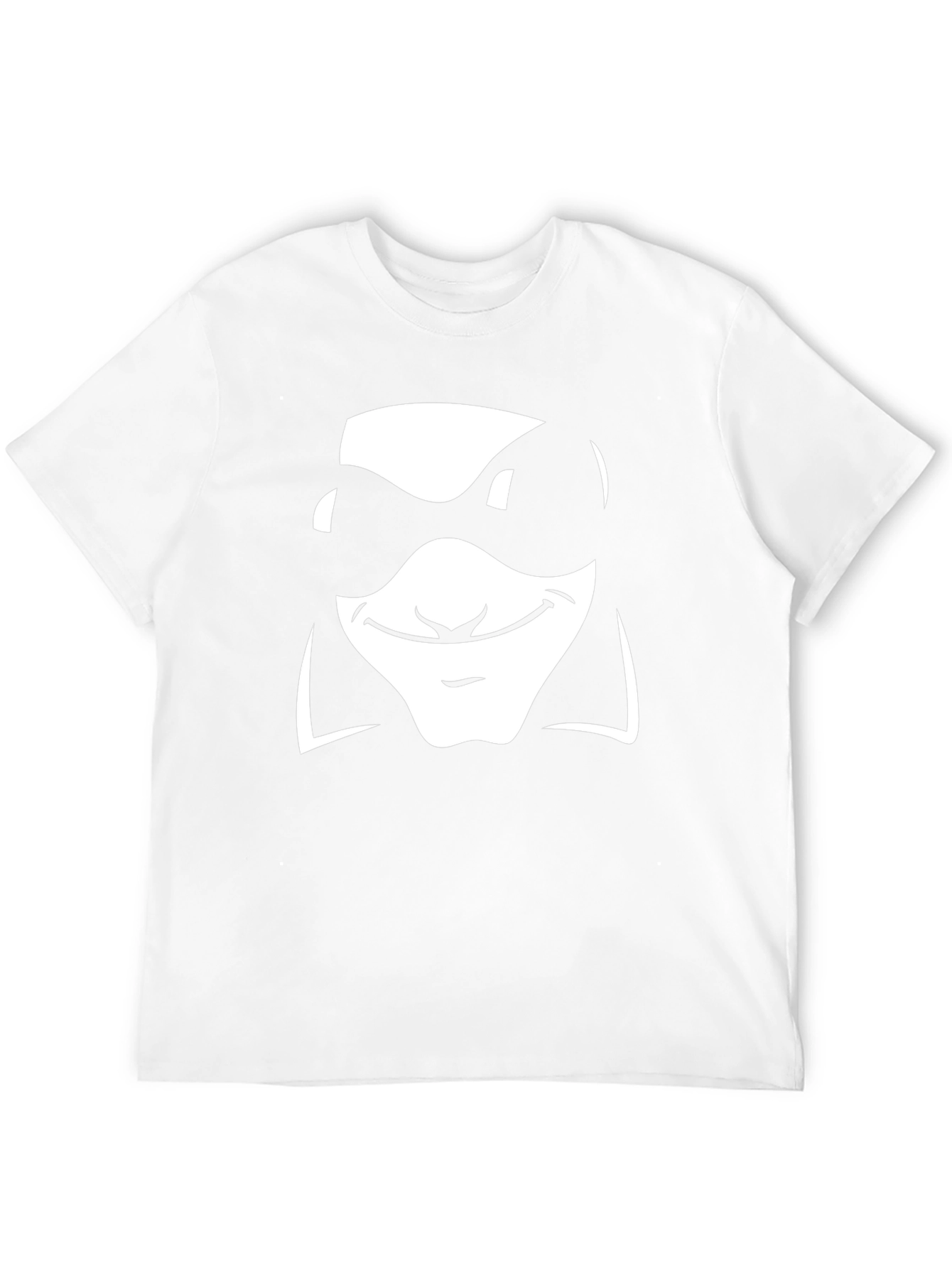 Cool Character Graphic Tee - Black Cotton Blend