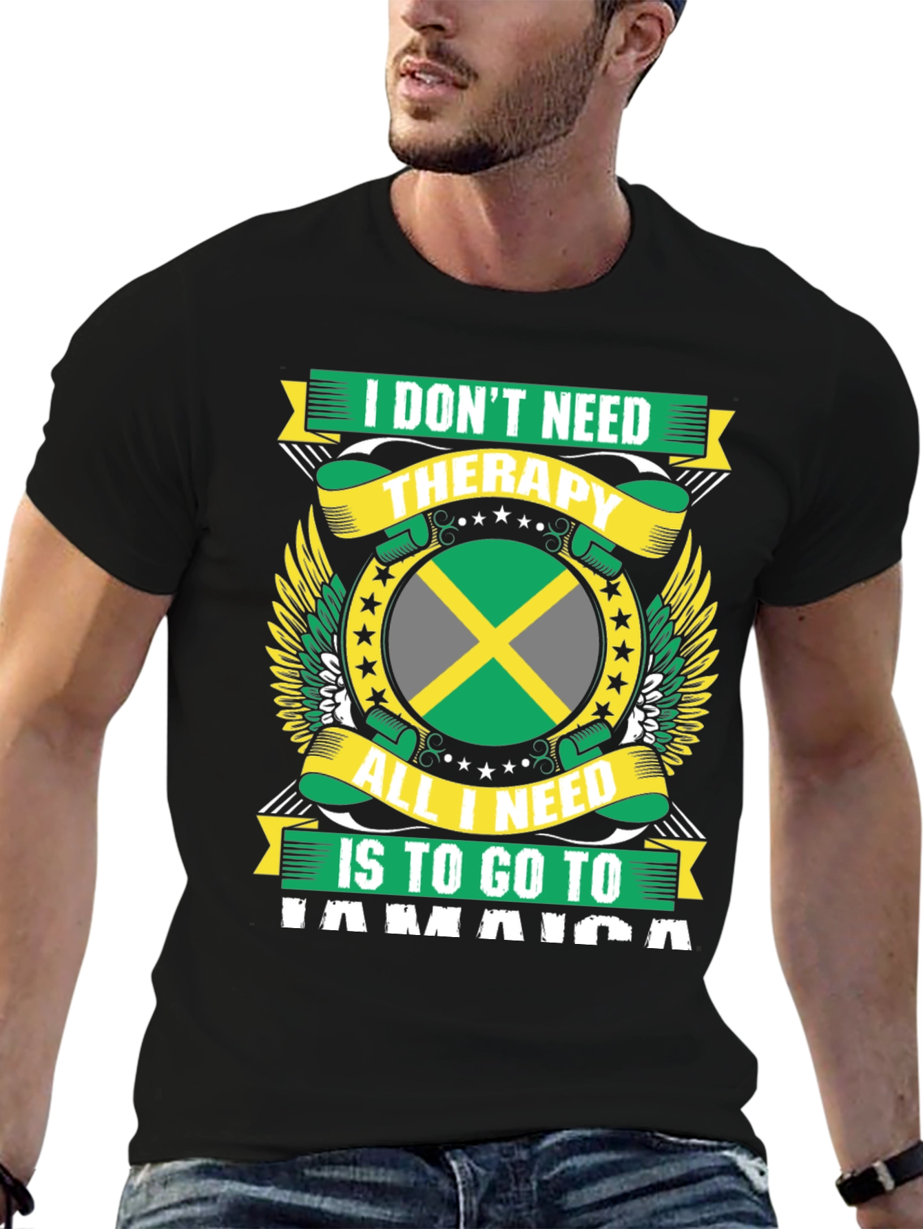 Jamaica Therapy Graphic T-Shirt