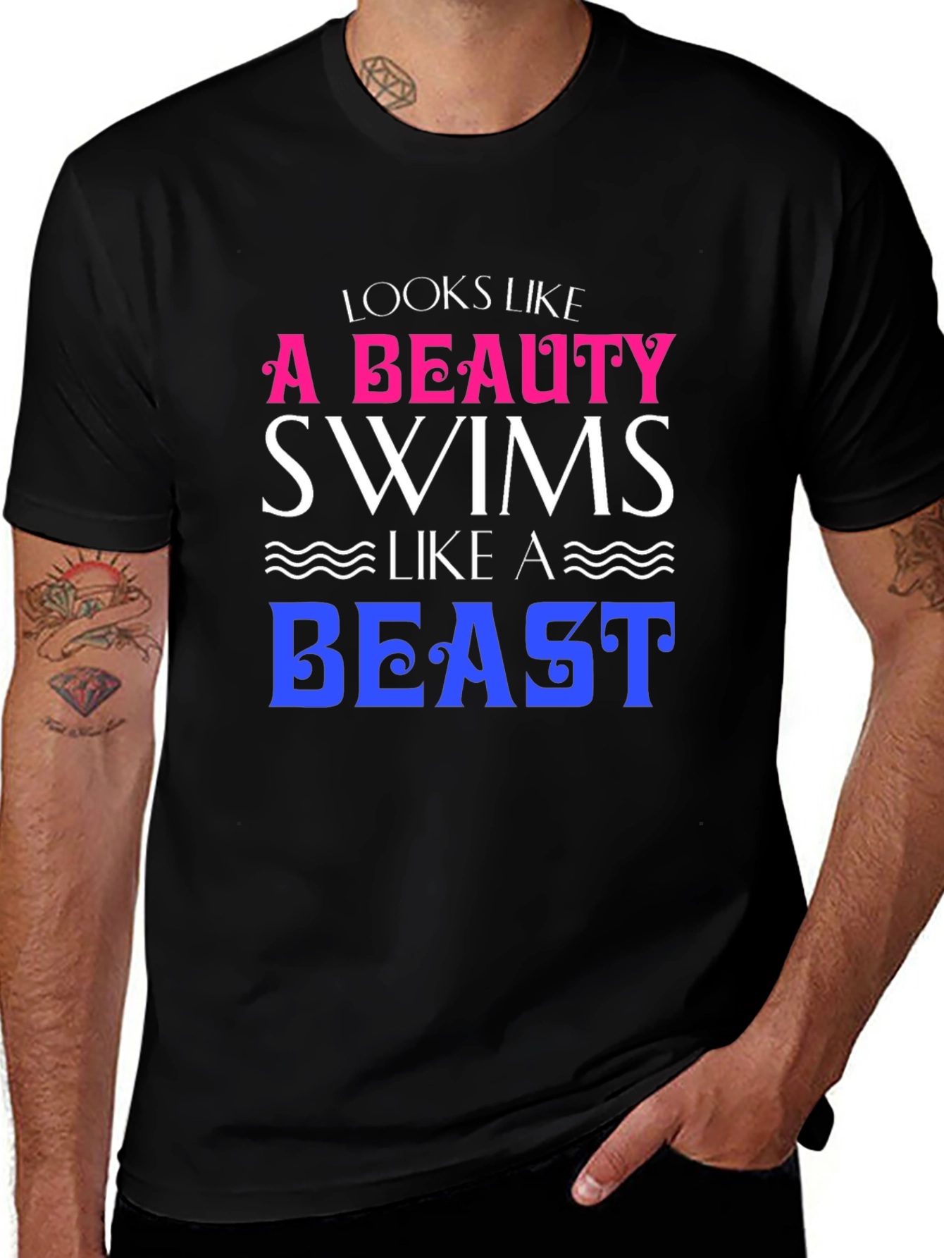 Beauty Swims Like A Beast Tee