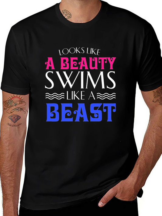 Beauty Swims Like A Beast Tee