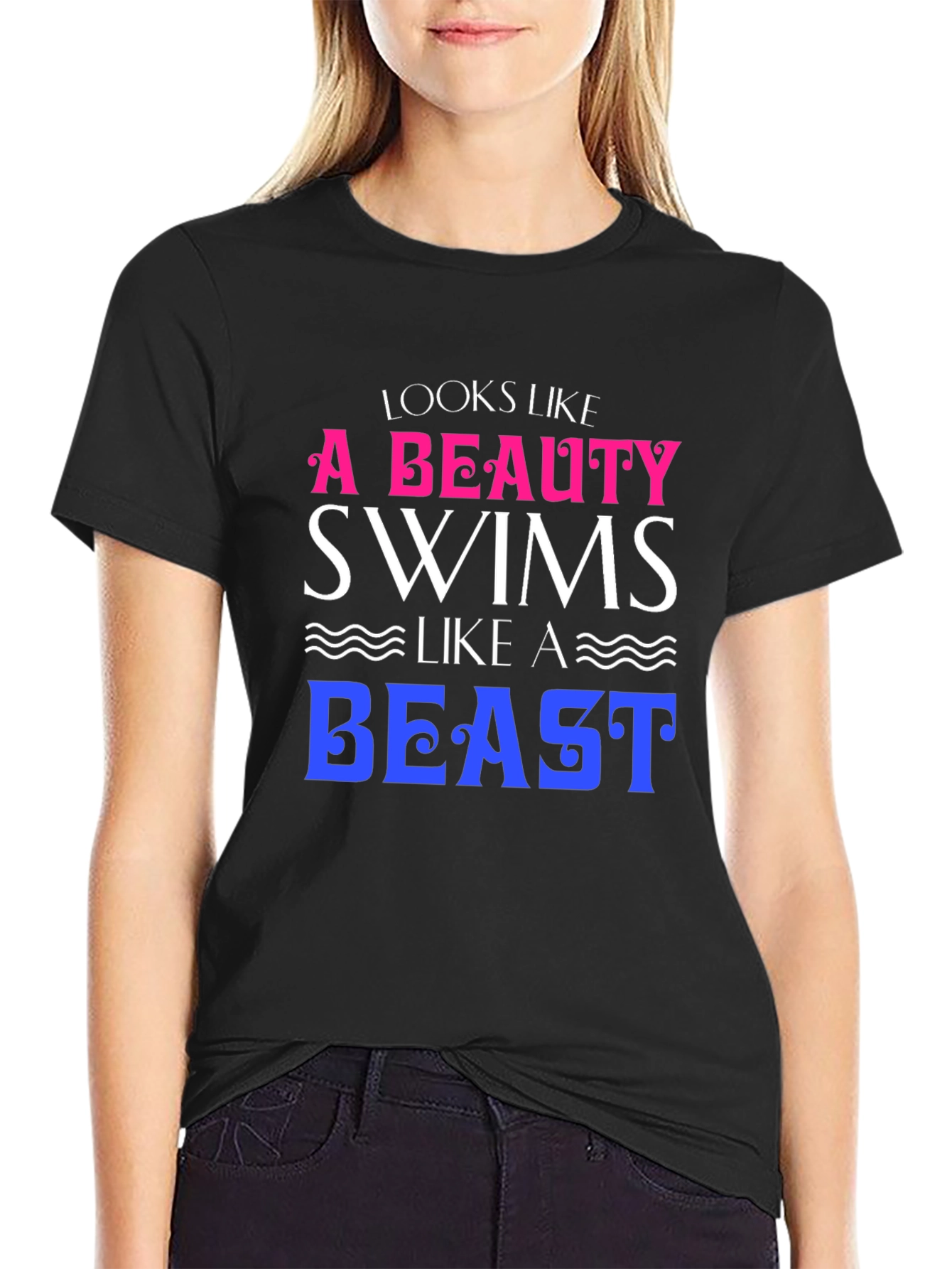 Beauty Swims Like A Beast Tee