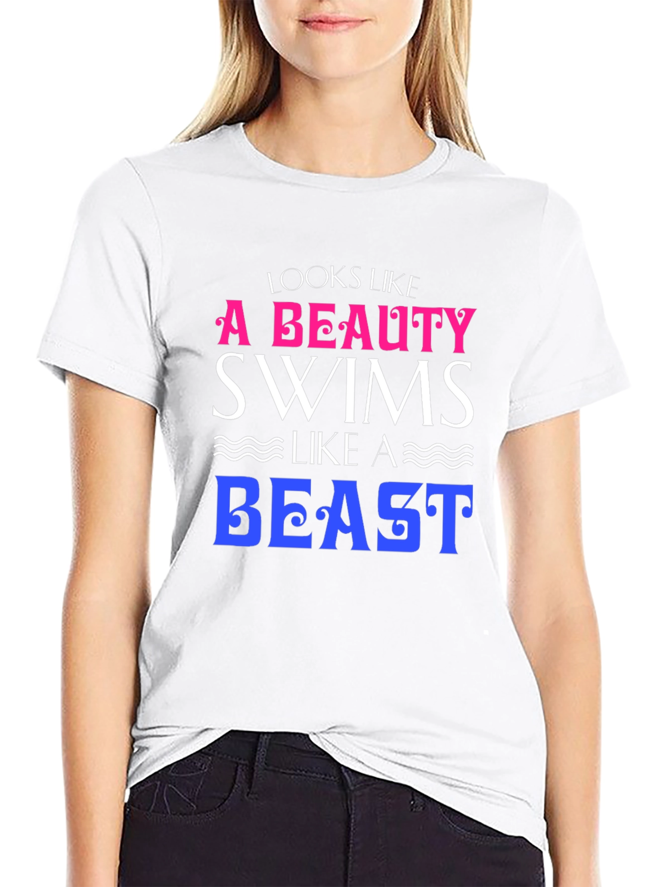 Beauty Swims Like A Beast Tee