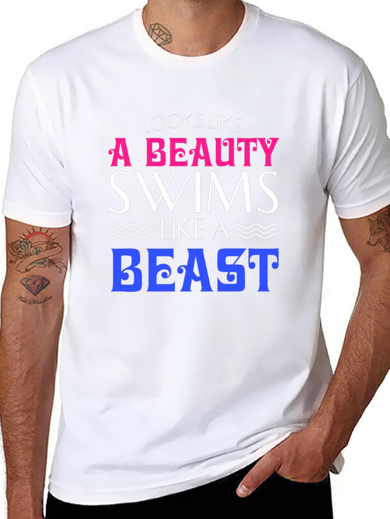 Beauty Swims Like A Beast Tee