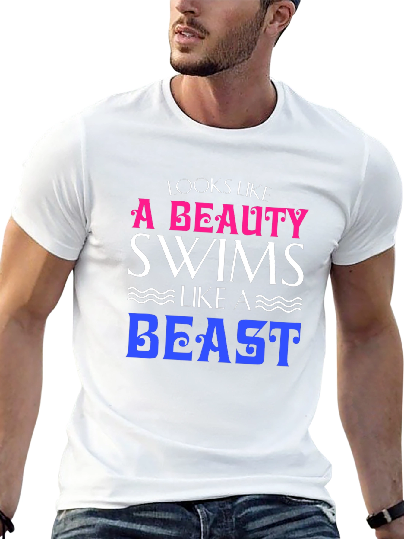 Beauty Swims Like A Beast Tee