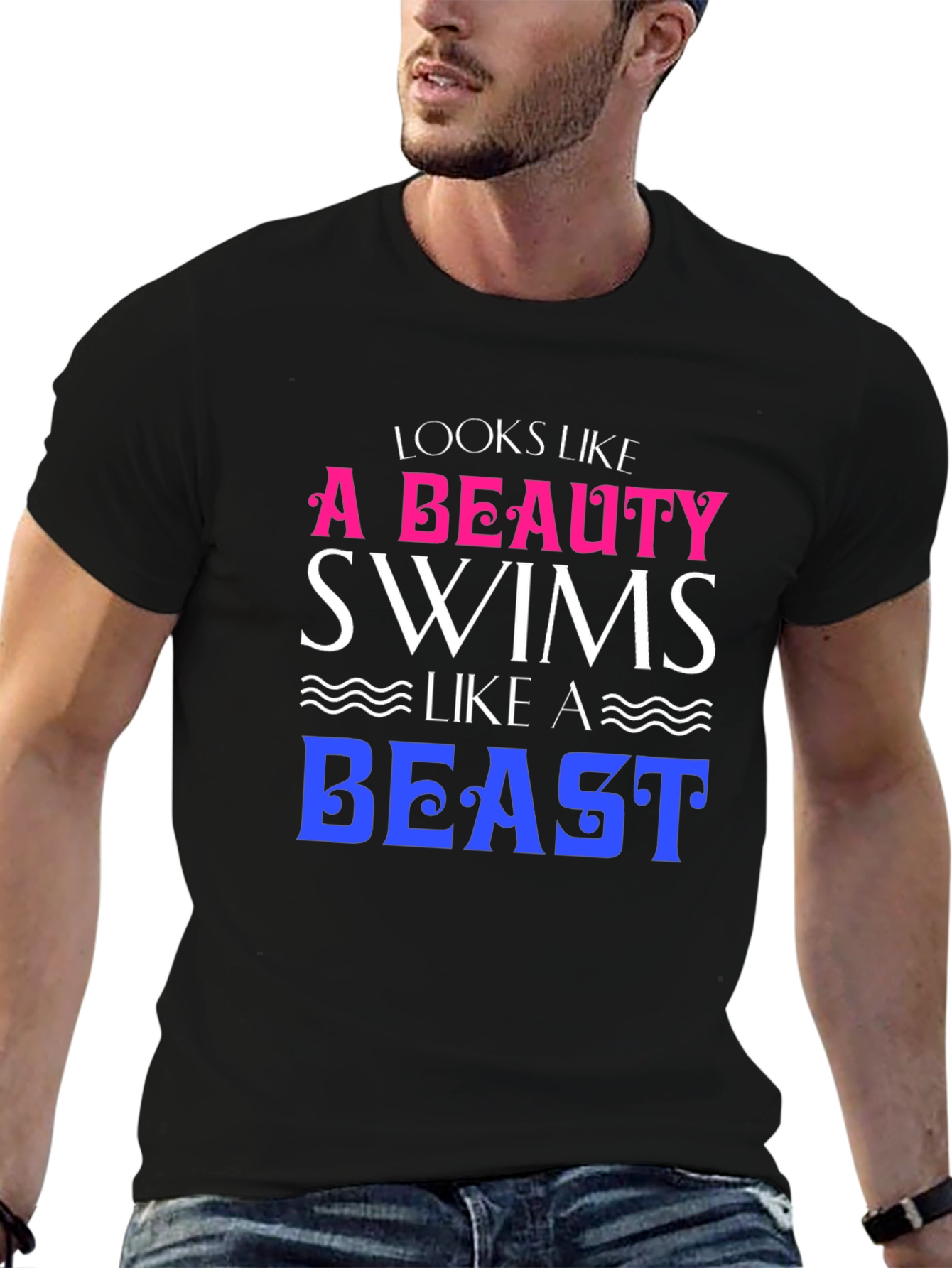 Beauty Swims Like A Beast Tee