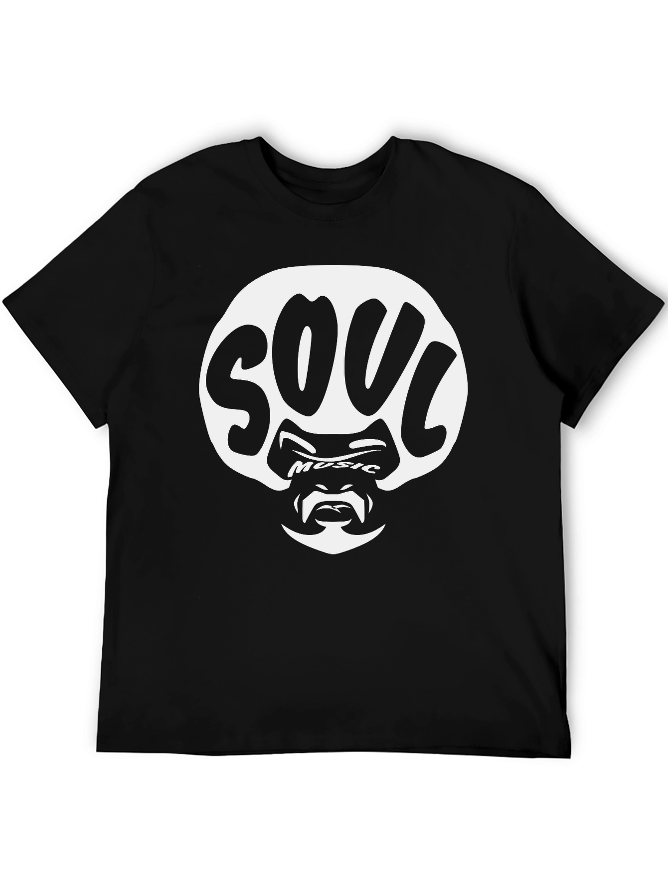 Soul Music Graphic T-Shirt - Black