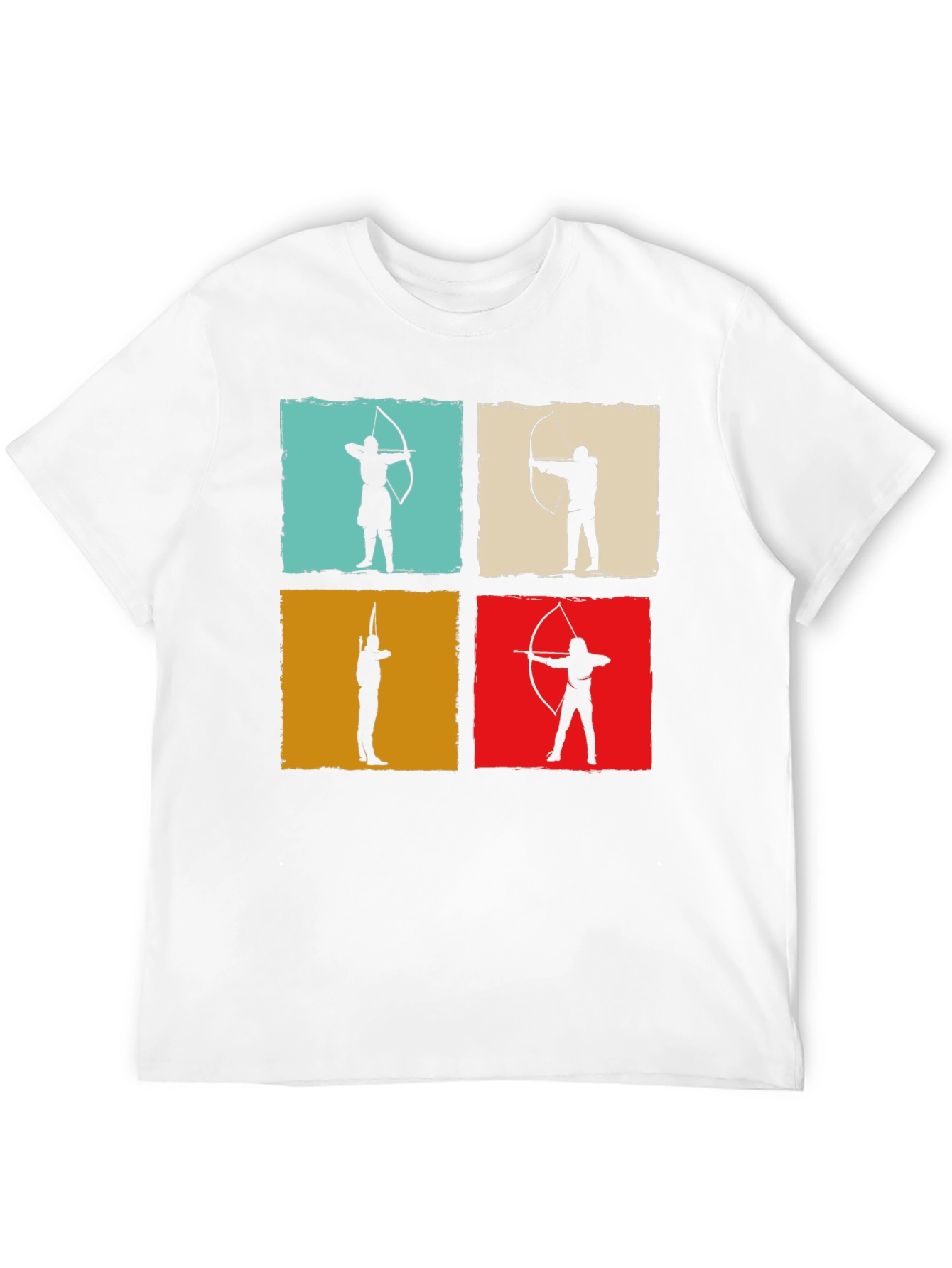 Archery Silhouette Graphic Tee - Black T-Shirt