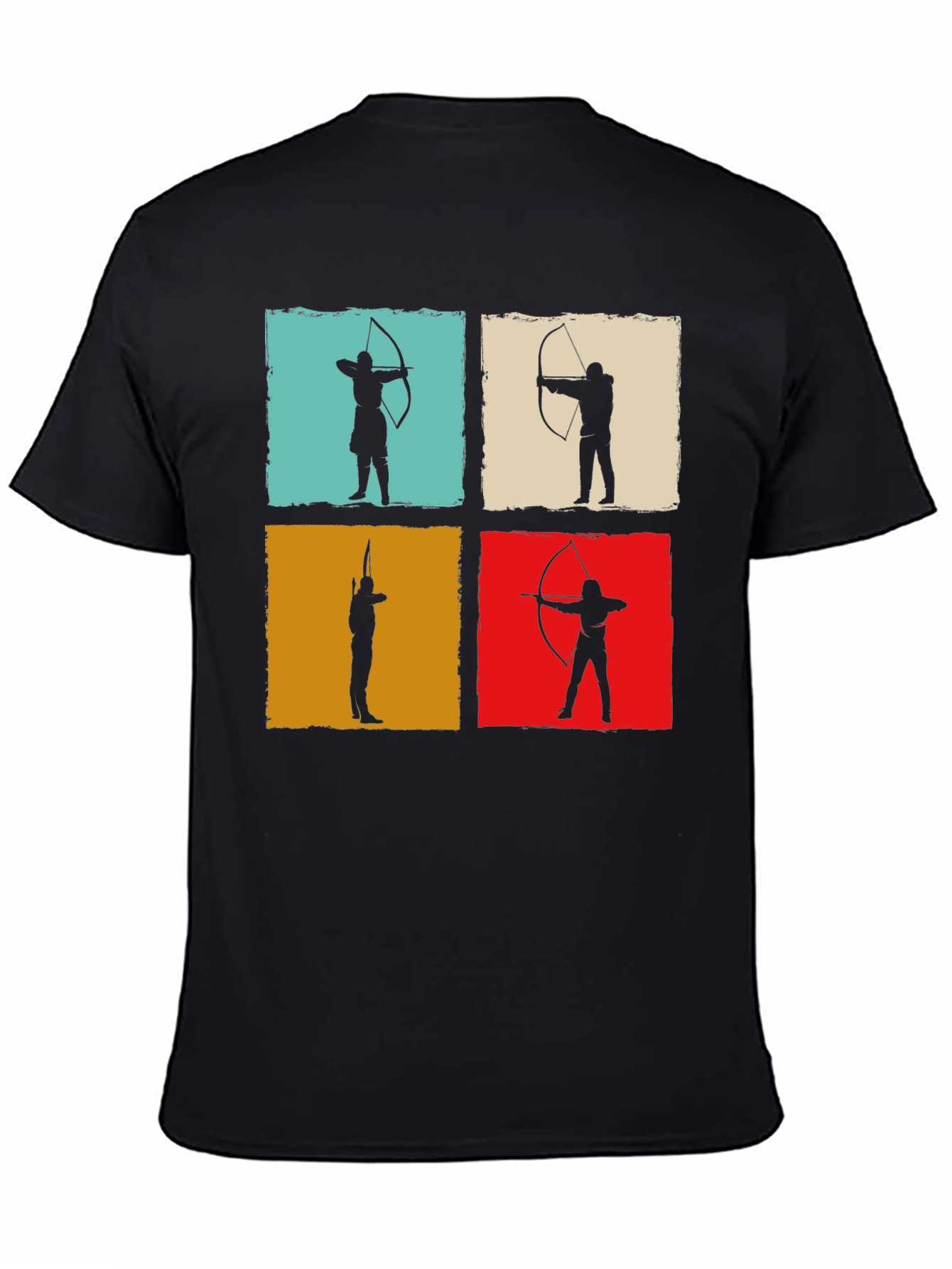 Archery Silhouette Graphic Tee - Black T-Shirt