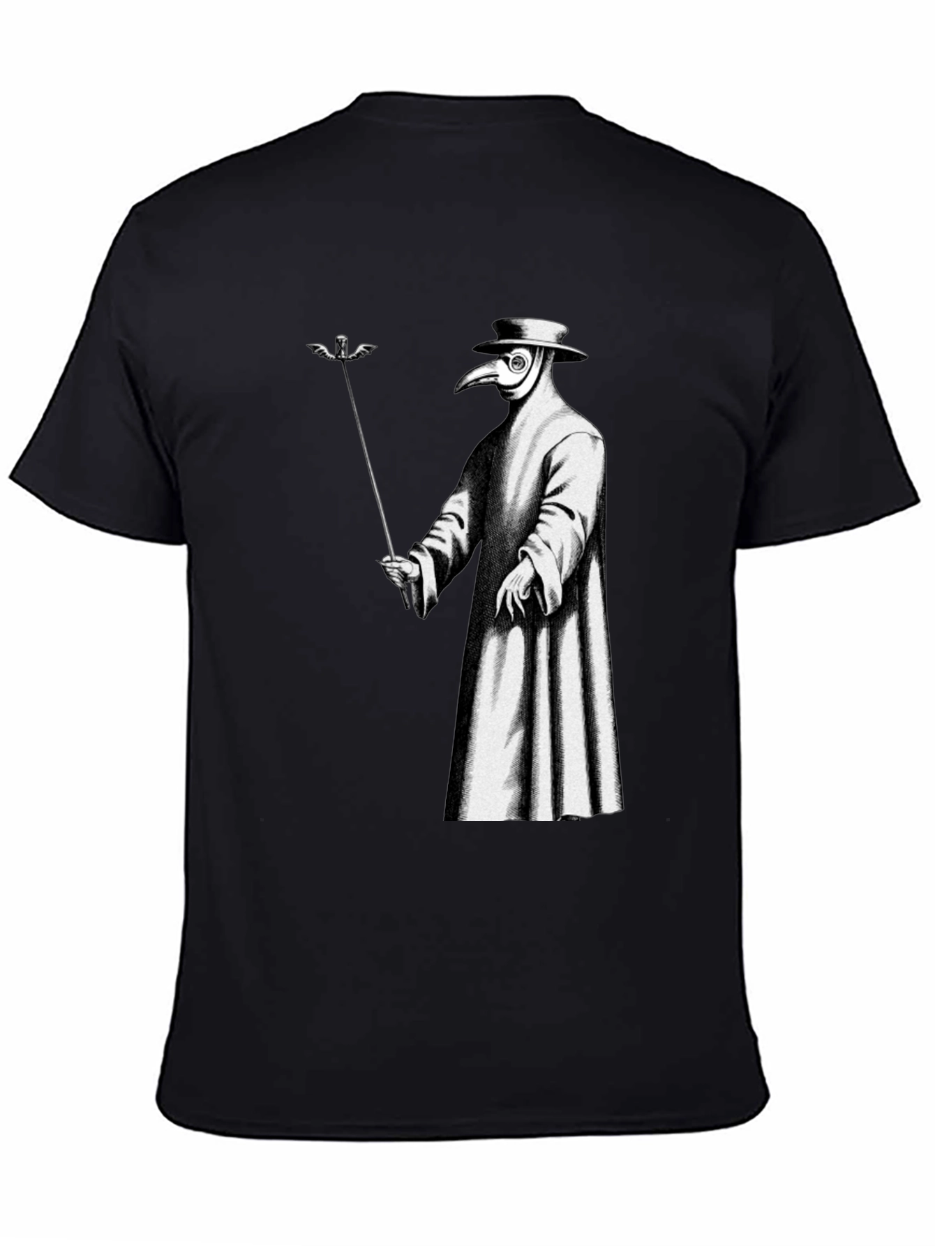 Plague Doctor Graphic T-Shirt - Unique Gothic Style