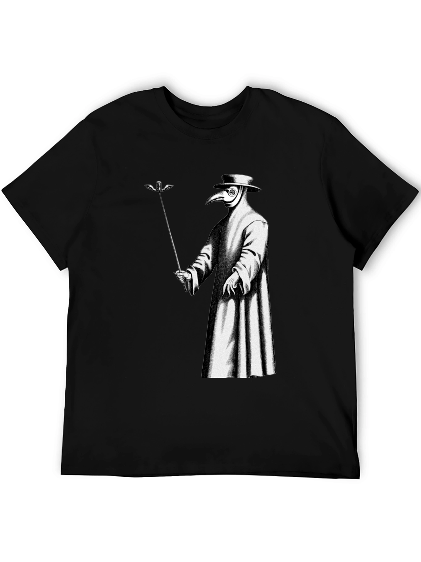 Plague Doctor Graphic T-Shirt - Unique Gothic Style