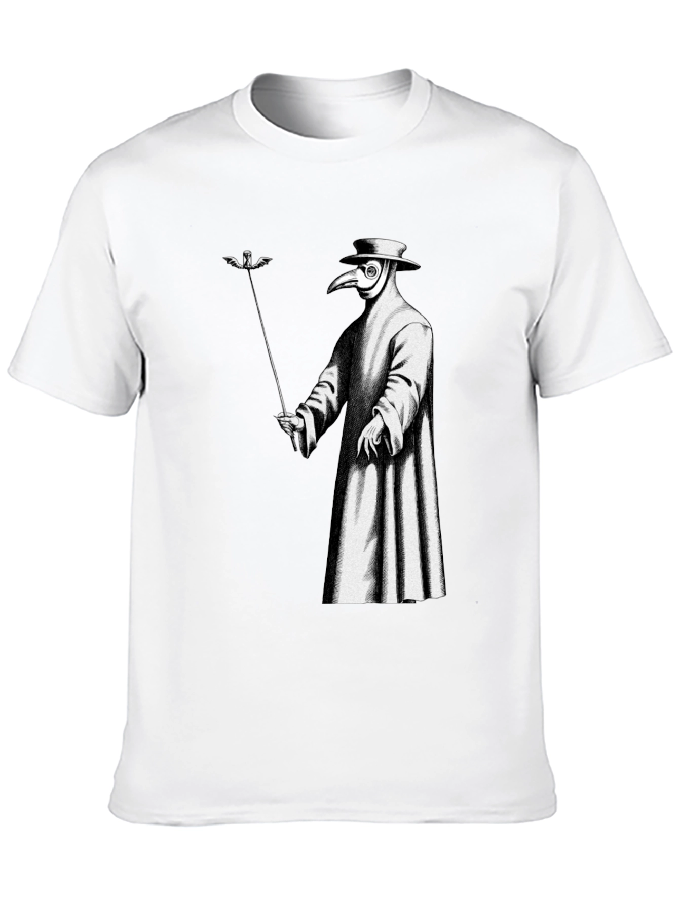Plague Doctor Graphic T-Shirt - Unique Gothic Style