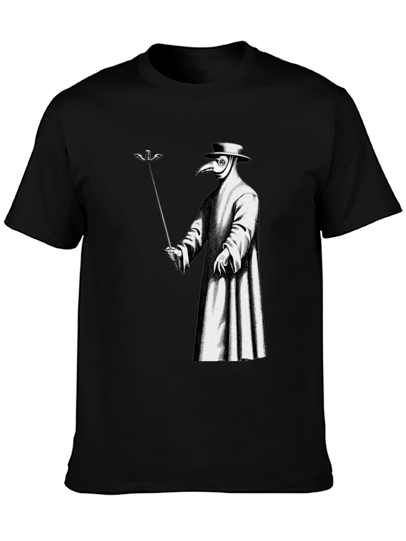 Plague Doctor Graphic T-Shirt - Unique Gothic Style