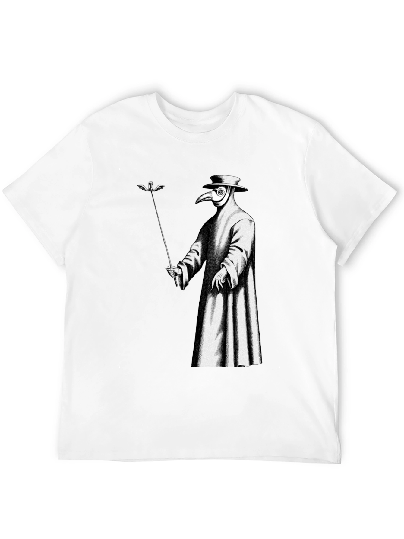 Plague Doctor Graphic T-Shirt - Unique Gothic Style