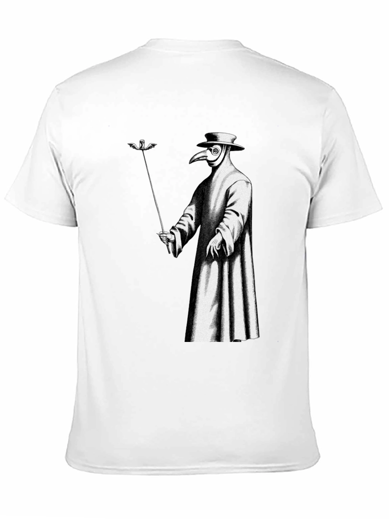 Plague Doctor Graphic T-Shirt - Unique Gothic Style