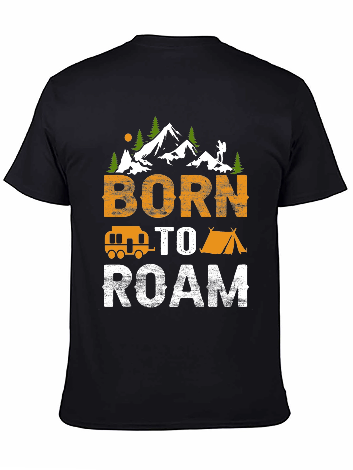 Born To Roam Camping Adventure Tee