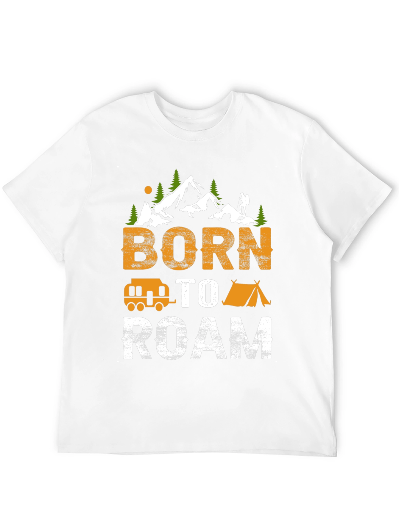 Born To Roam Camping Adventure Tee