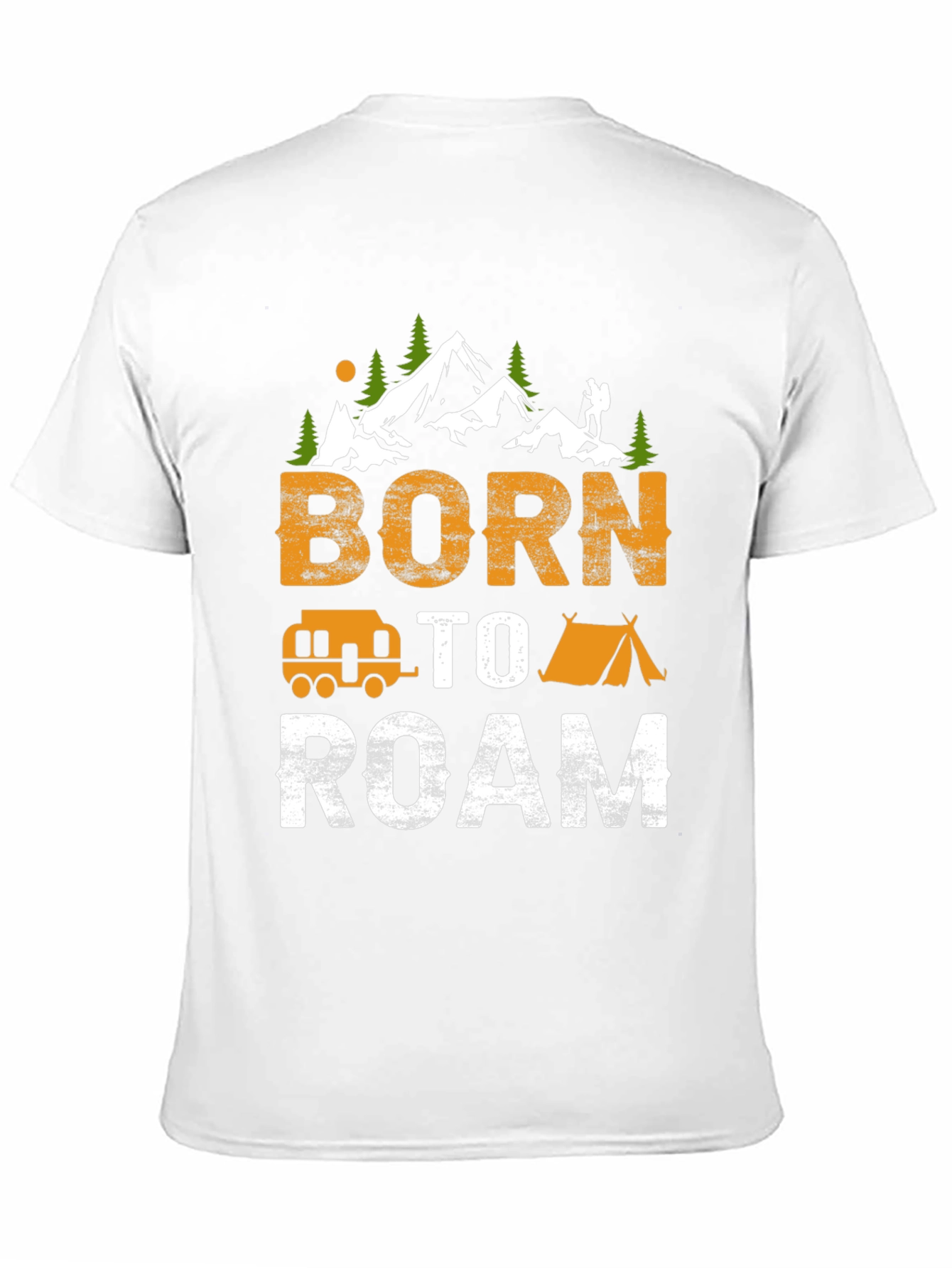 Born To Roam Camping Adventure Tee