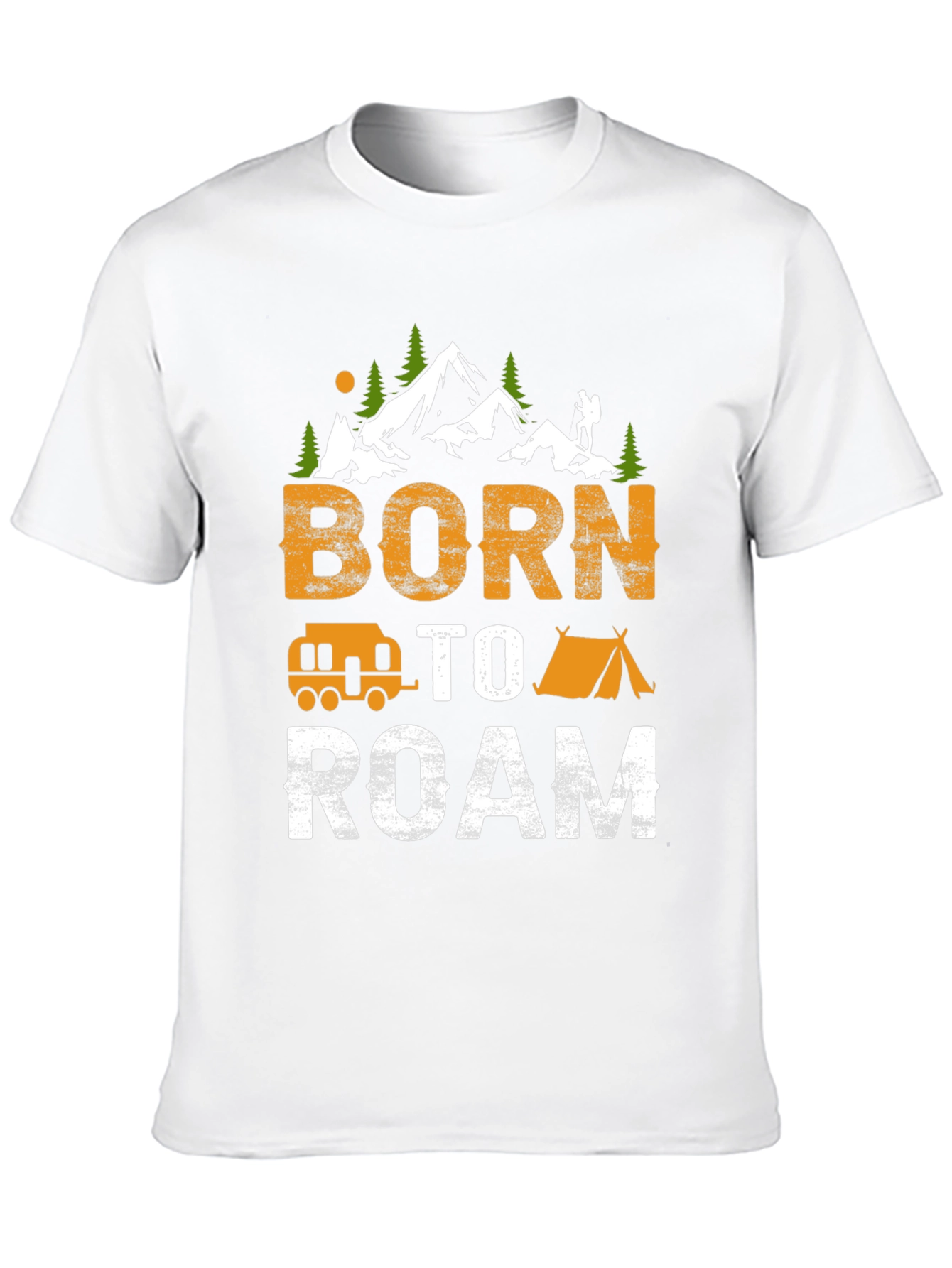 Born To Roam Camping Adventure Tee