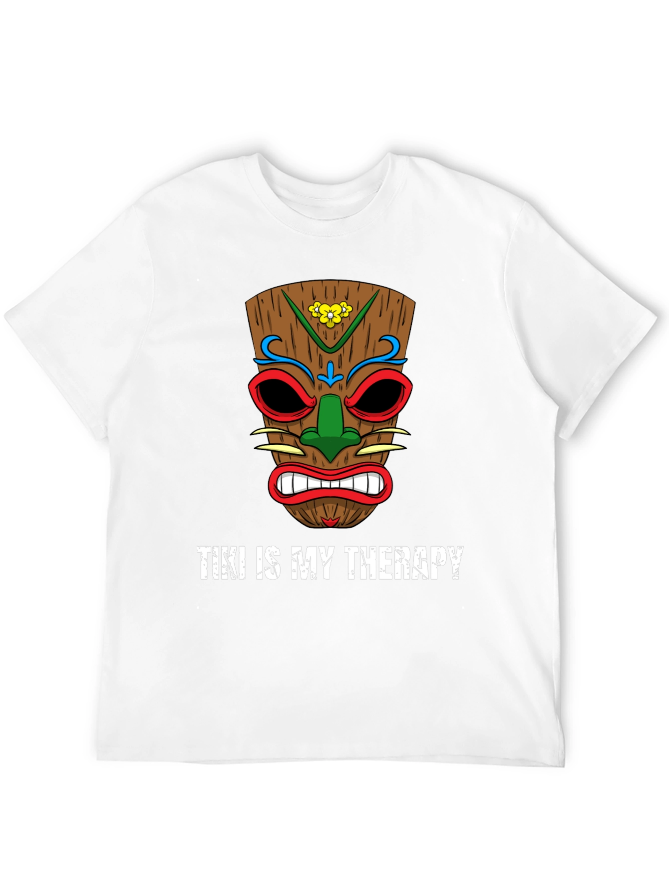 Tiki Is My Therapy T-Shirt Novelty Graphic Tee
