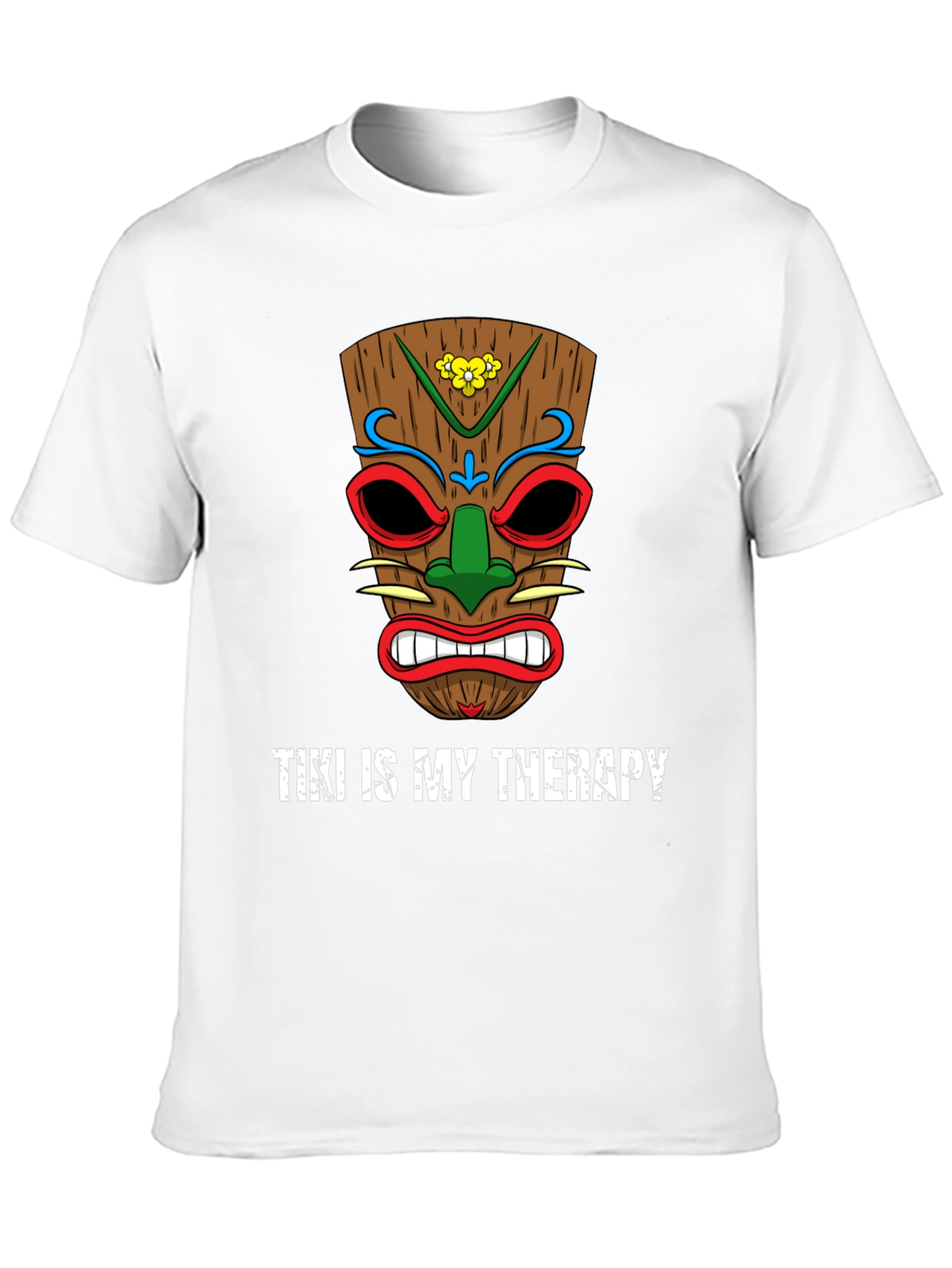 Tiki Is My Therapy T-Shirt Novelty Graphic Tee