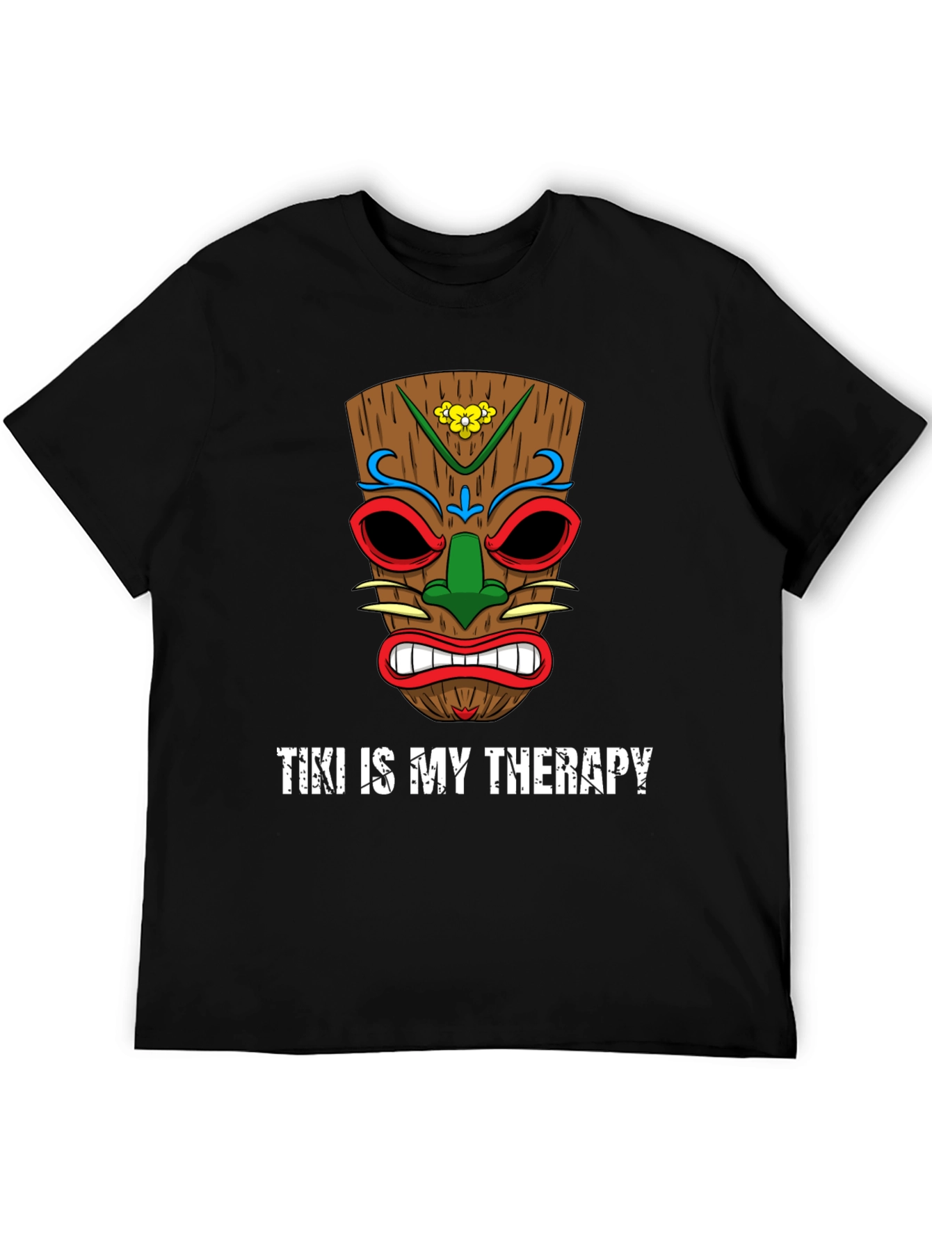 Tiki Is My Therapy T-Shirt Novelty Graphic Tee