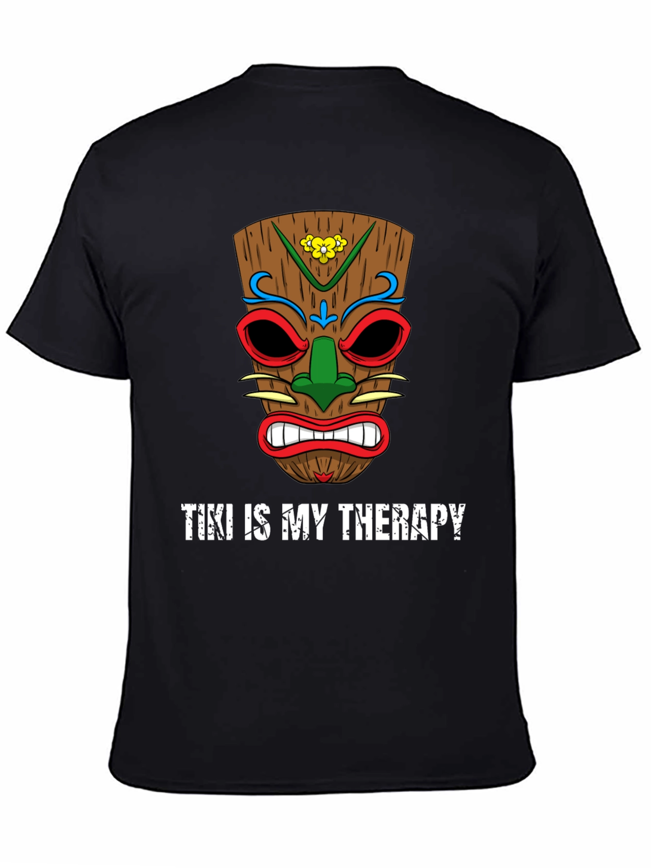 Tiki Is My Therapy T-Shirt Novelty Graphic Tee