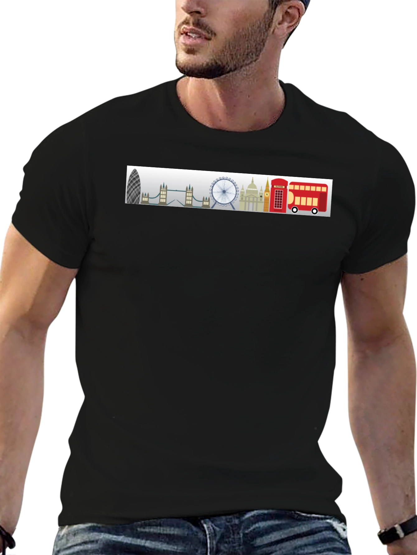 London Skyline Graphic T-Shirt