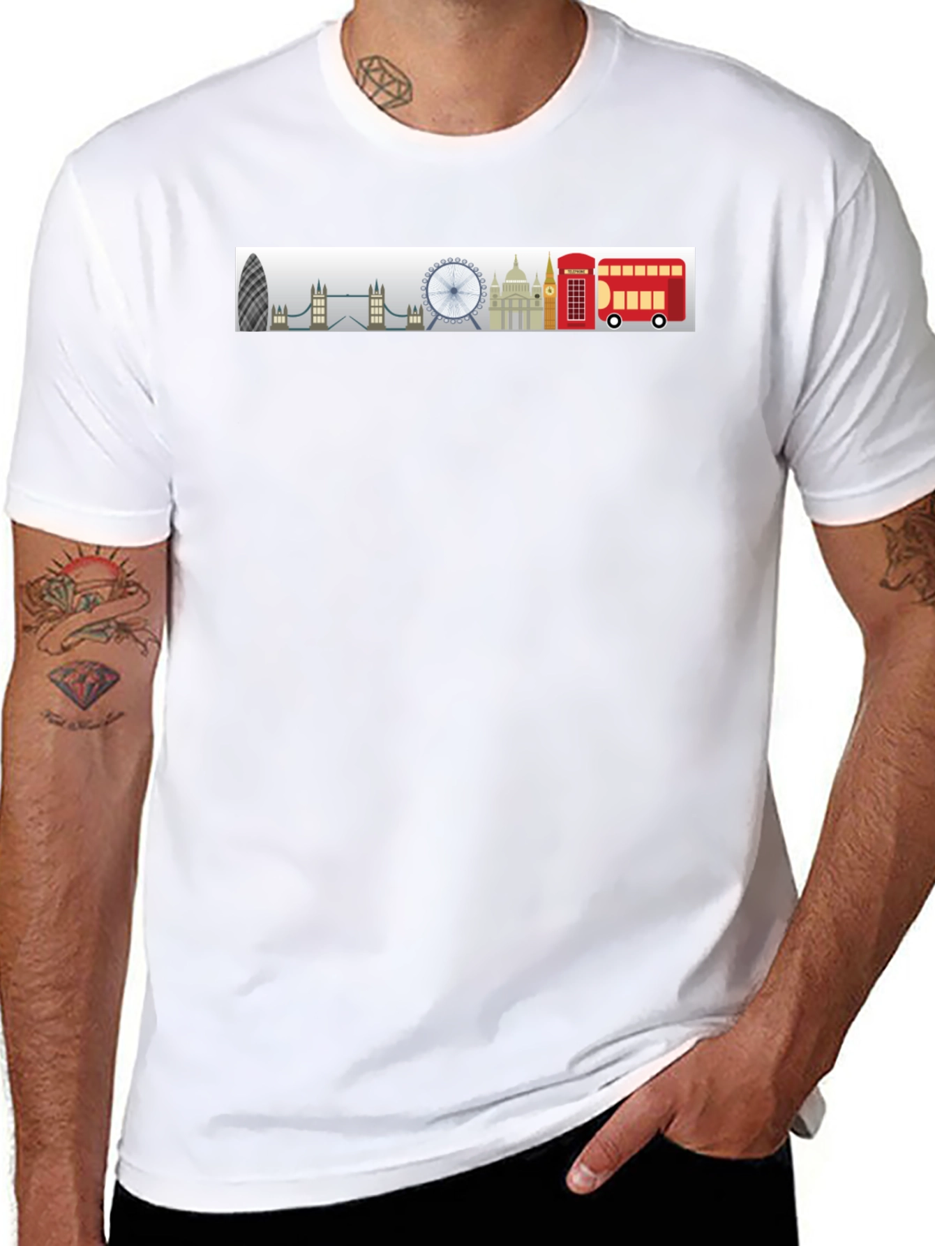 London Skyline Graphic T-Shirt