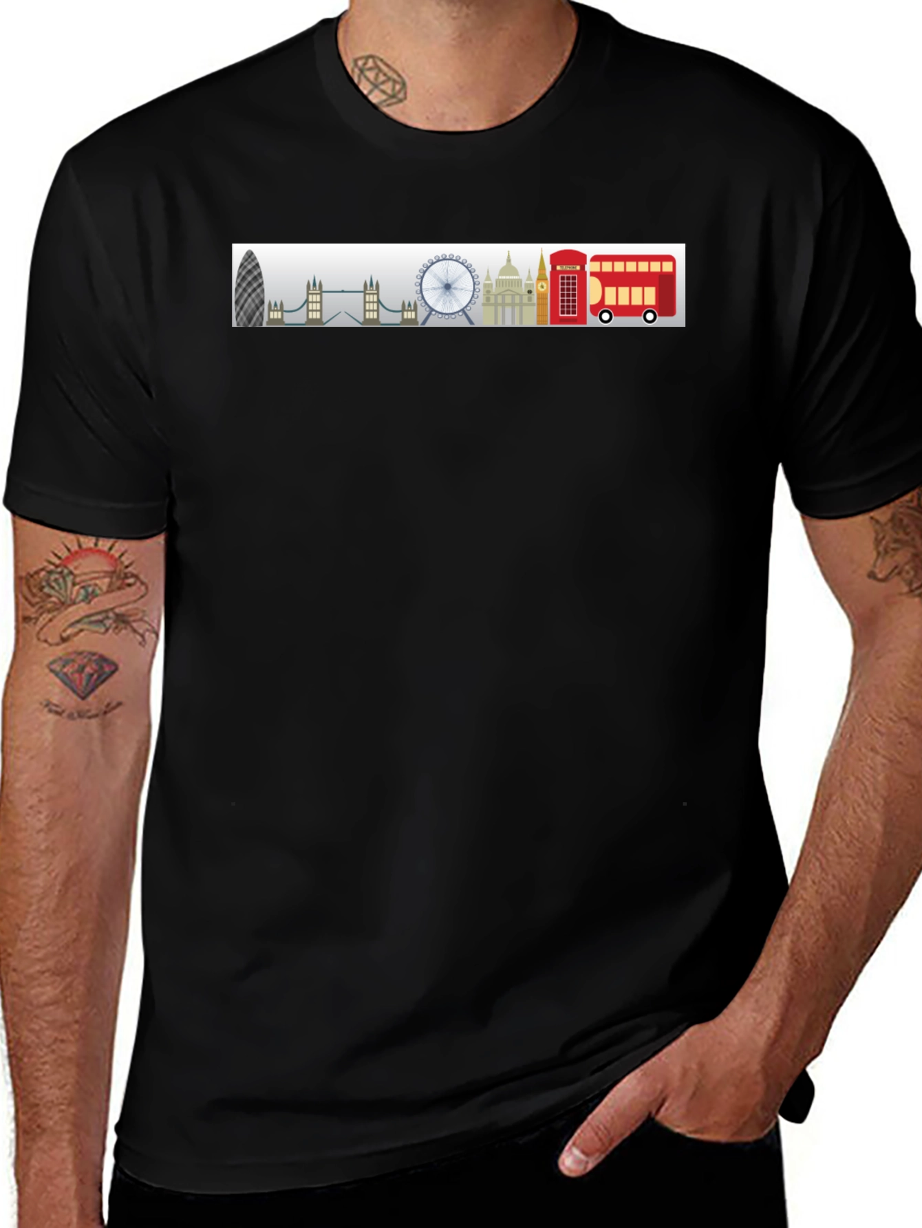 London Skyline Graphic T-Shirt