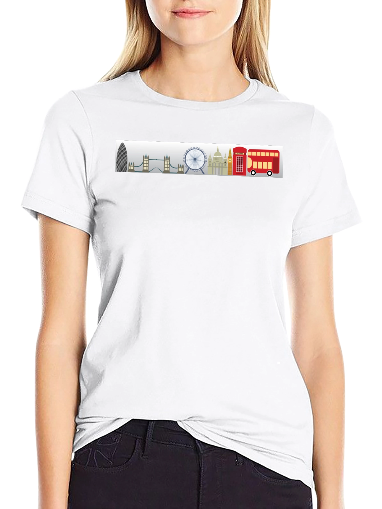 London Skyline Graphic T-Shirt