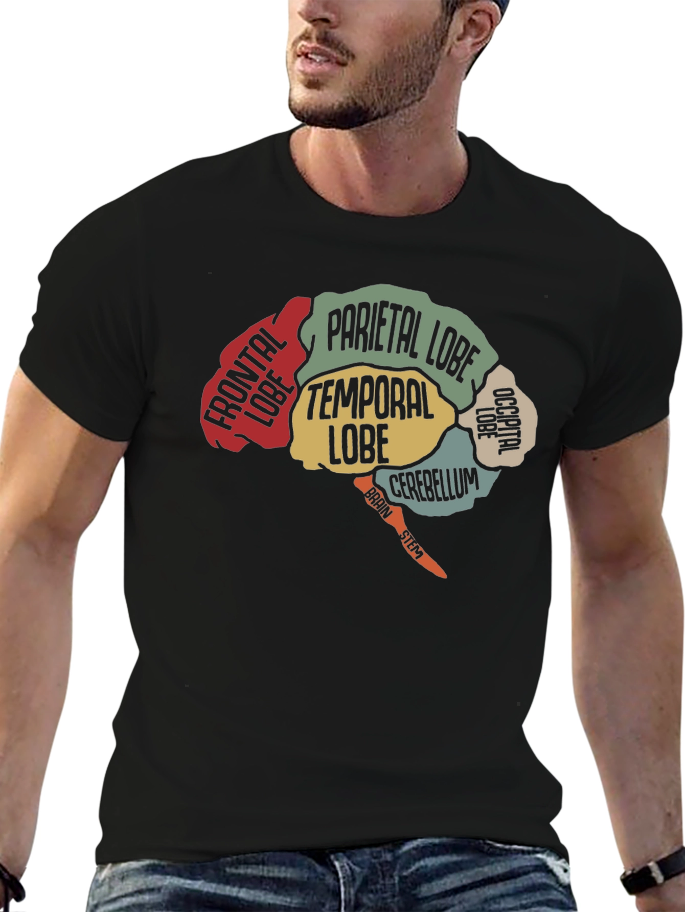 Brain Anatomy T-Shirt - Neurology Tee