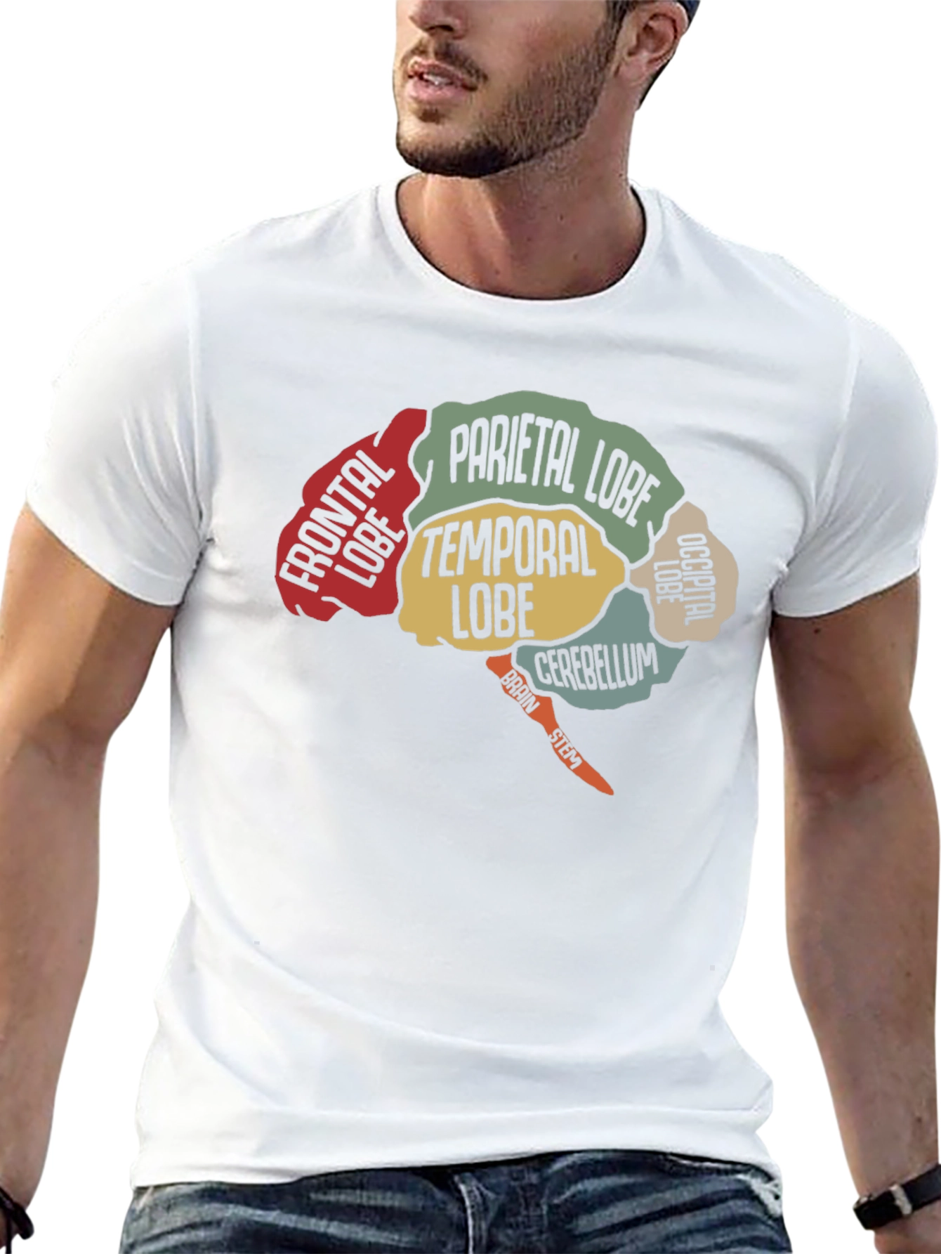 Brain Anatomy T-Shirt - Neurology Tee