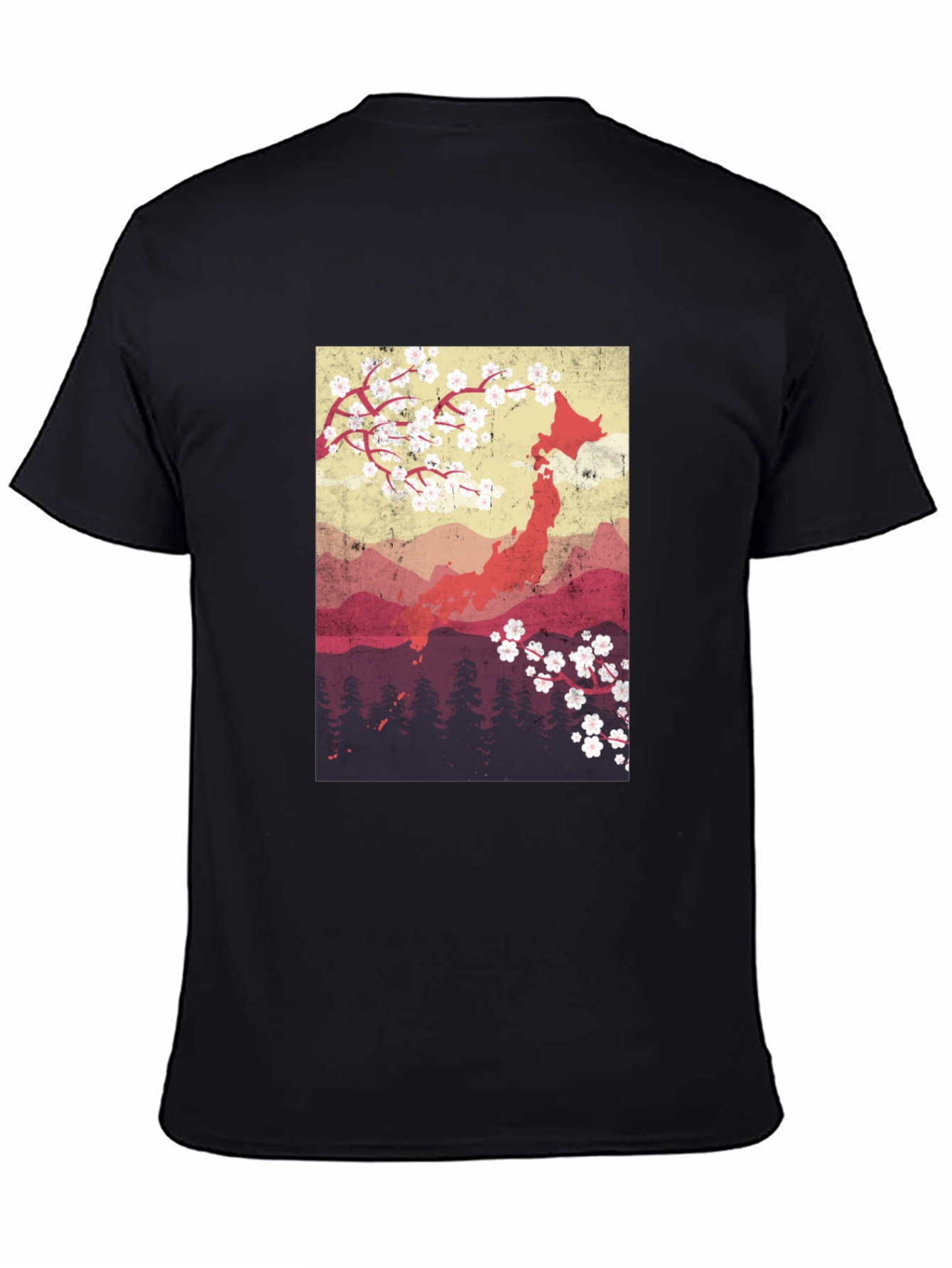 Japan Cherry Blossom Graphic Tee