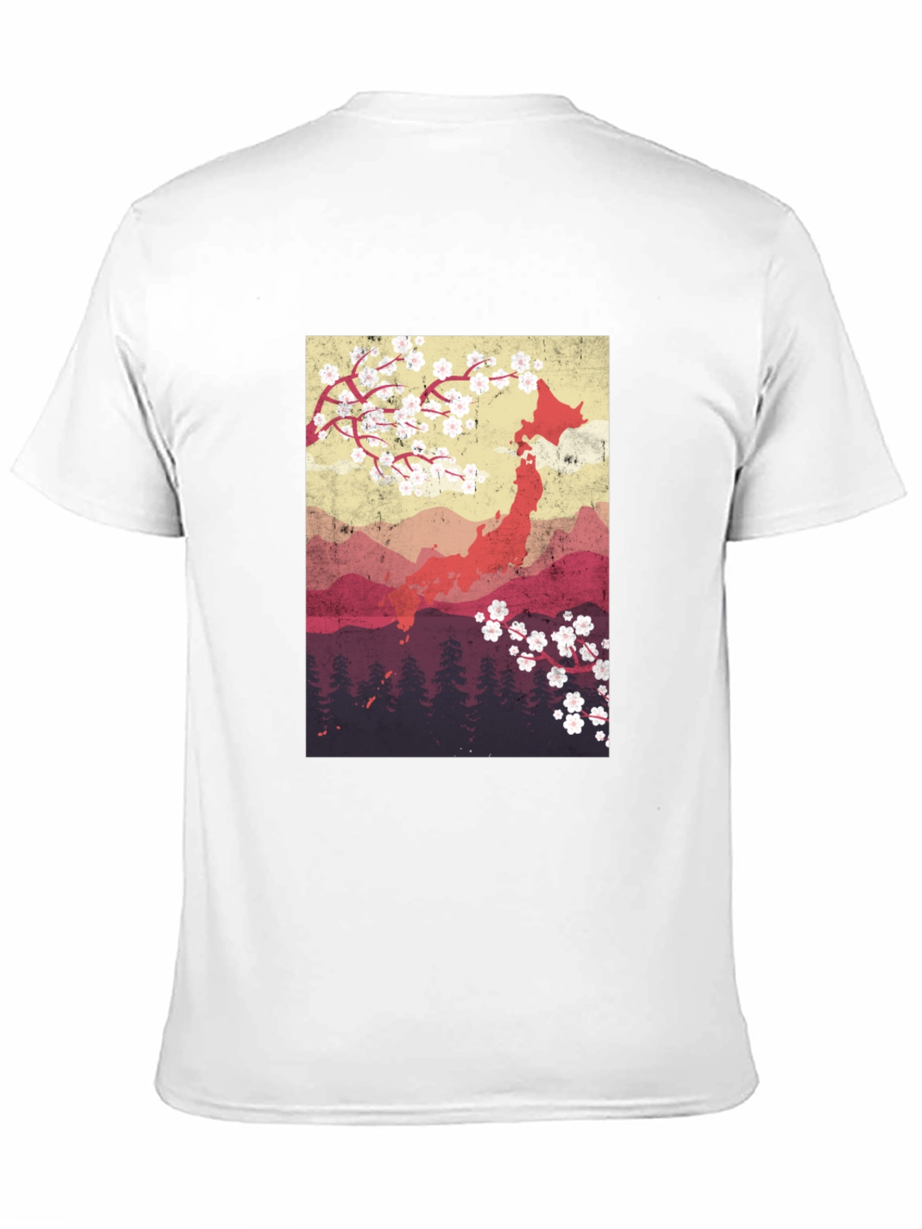 Japan Cherry Blossom Graphic Tee