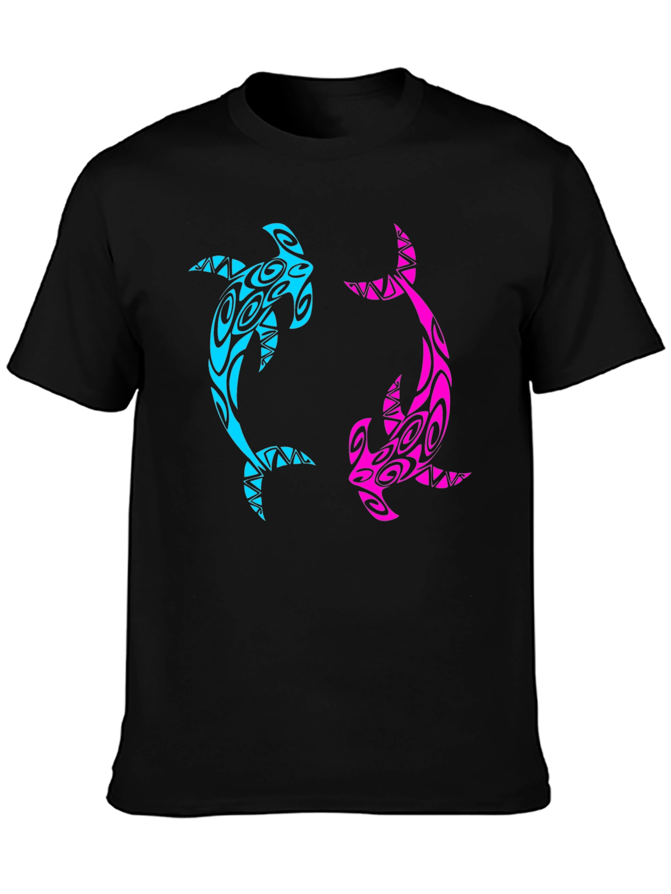 Hammerhead Tribal Graphic T-Shirt