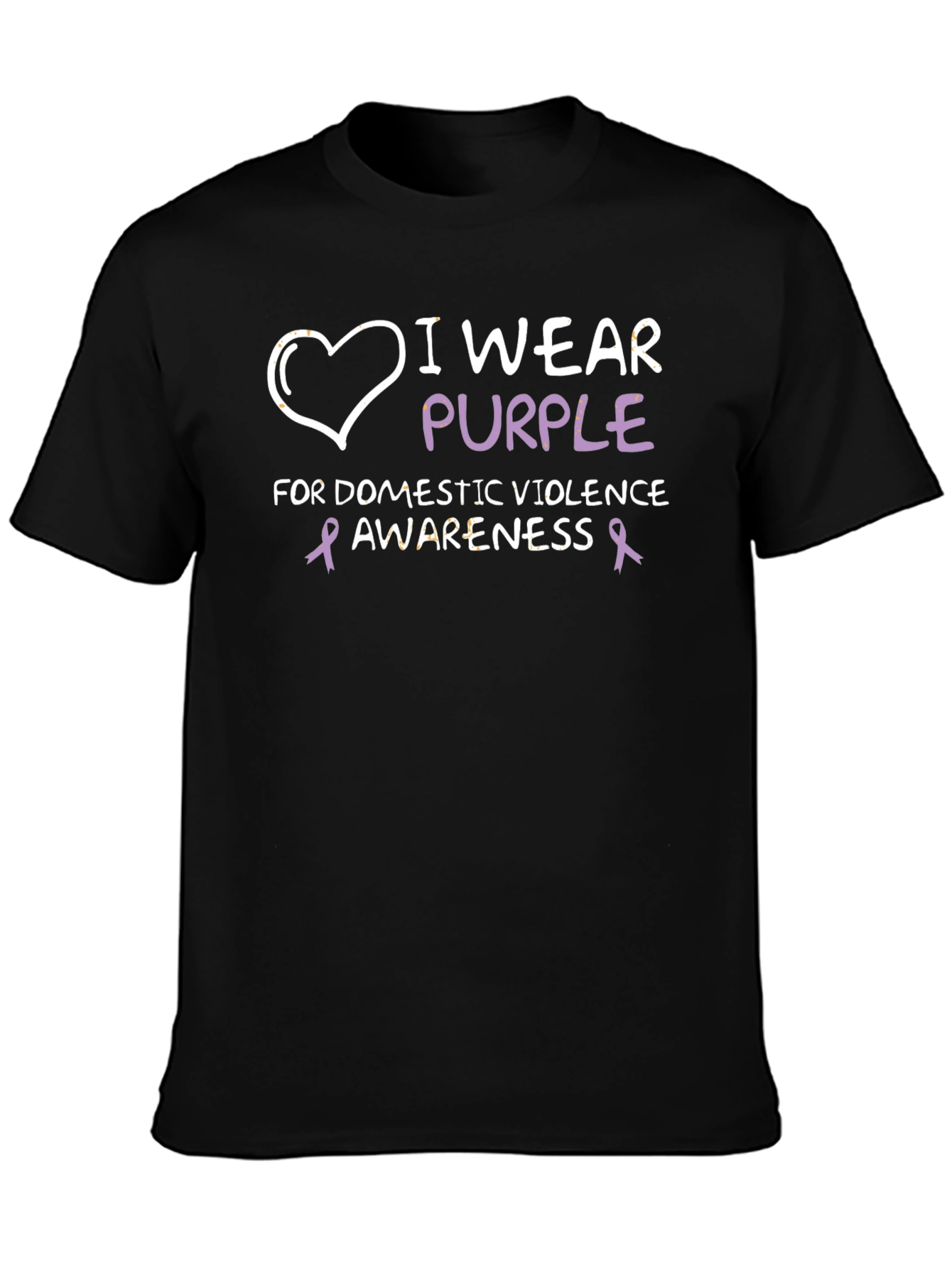 I Wear Purple Domestic Violence Awareness T-Shirt