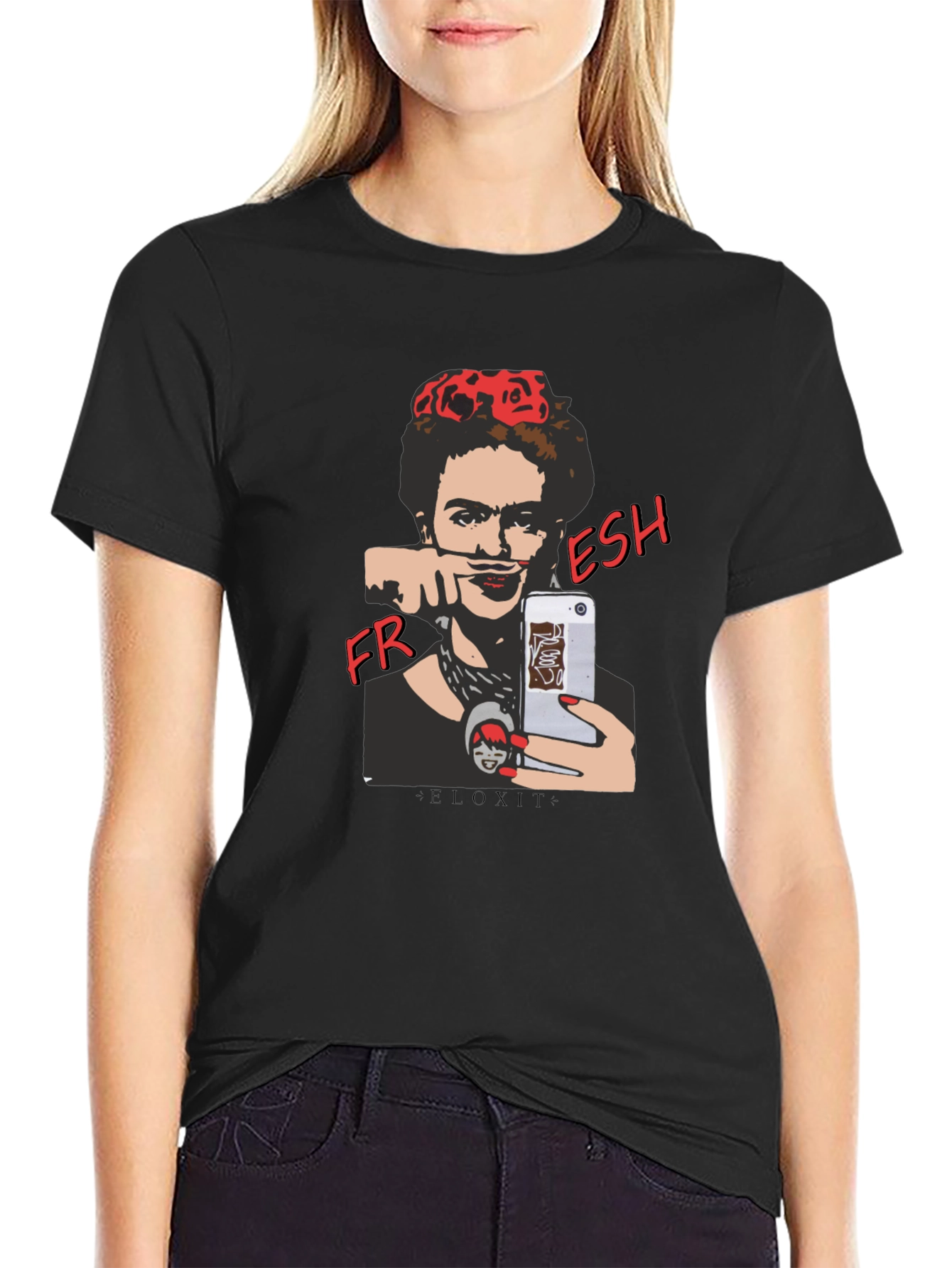 Frida Fresh Graphic T-Shirt - Modern Art Tee