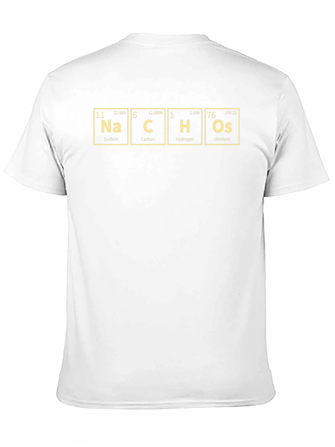 Nacho Elements T-Shirt: Sodium Carbon Hydrogen Osmium