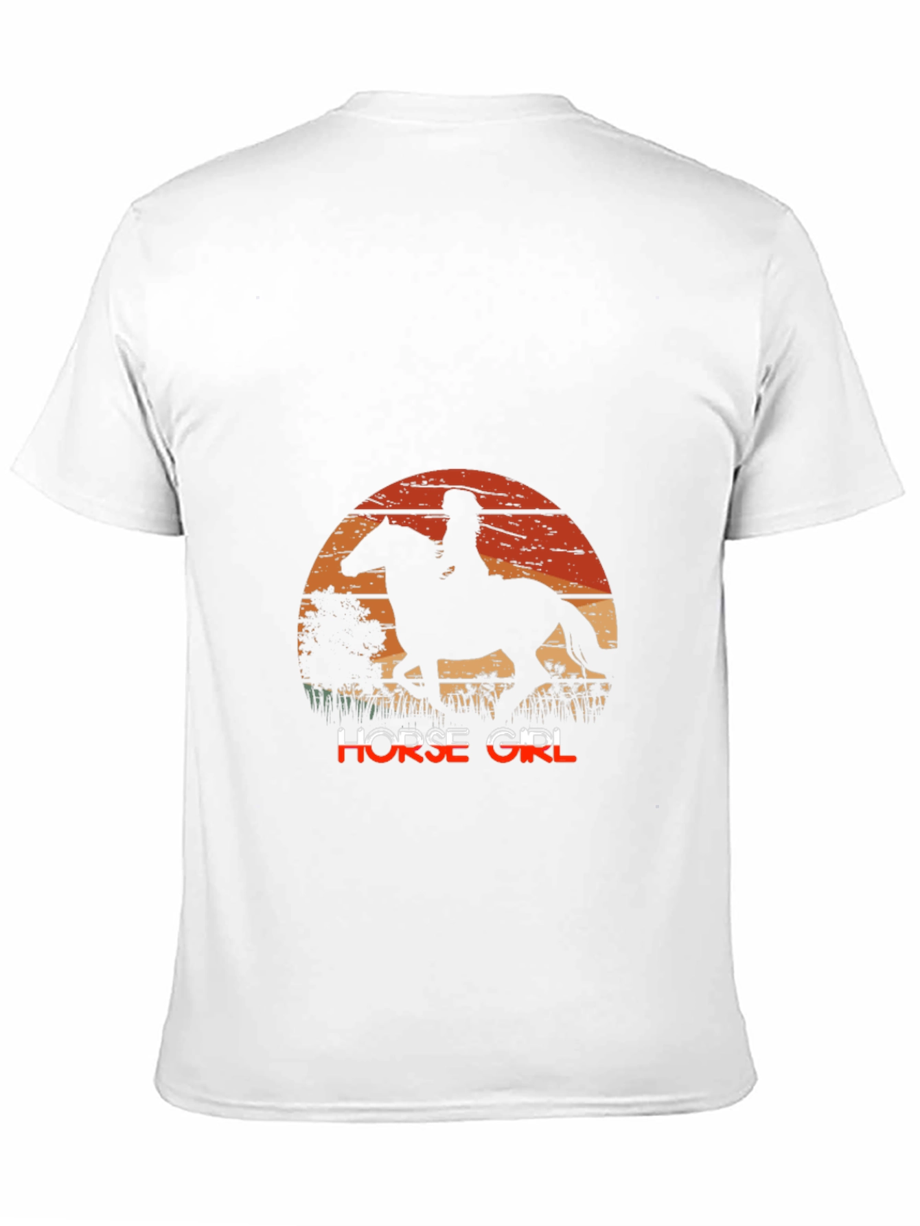 Horse Girl Sunset Graphic Tee