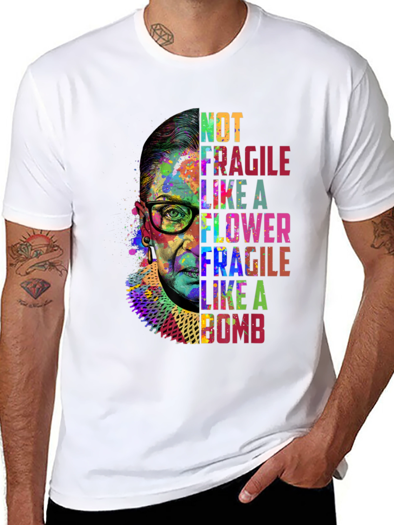 RBG Not Fragile Graphic T-Shirt