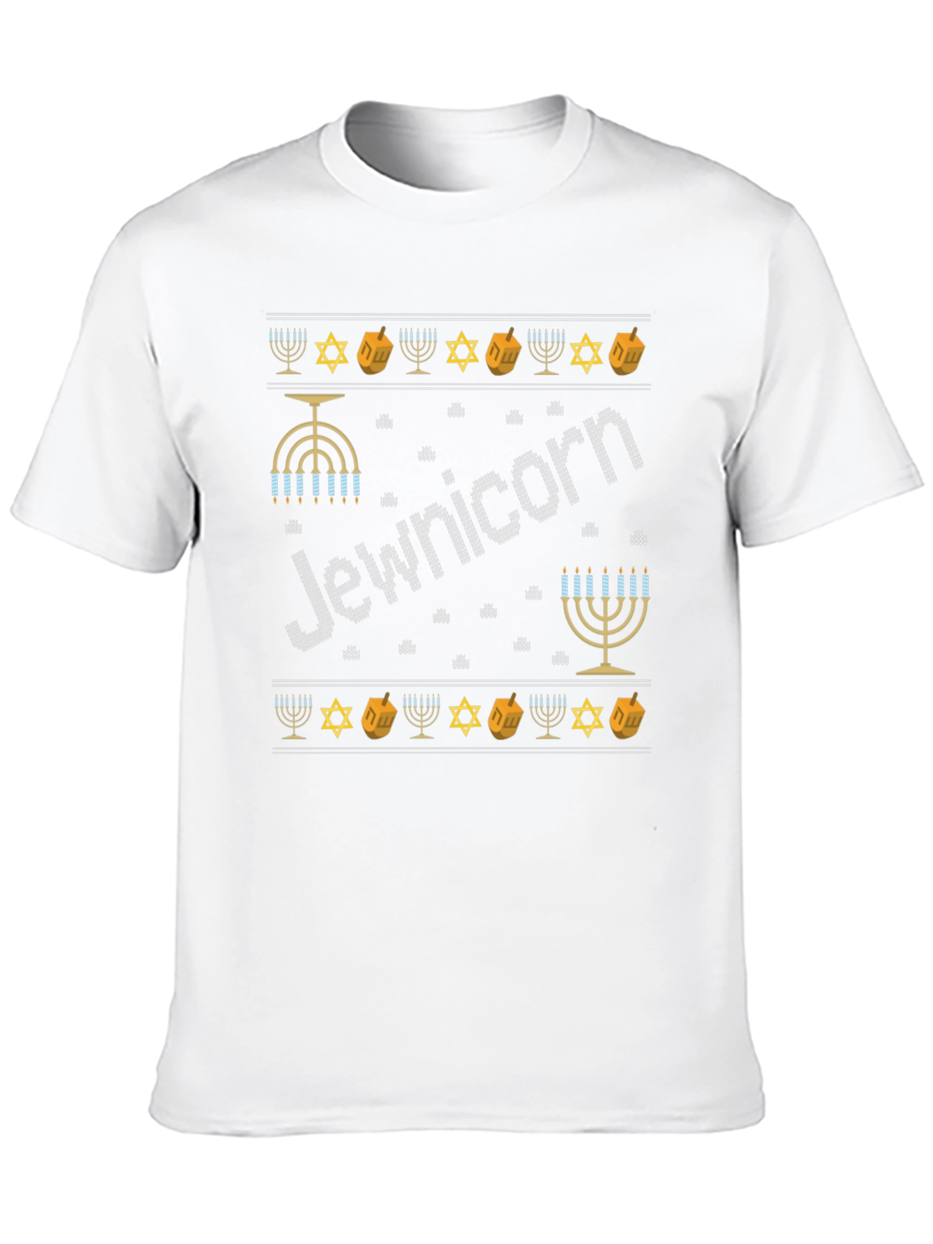 Jewnicorn Hanukkah T-Shirt Holiday Celebration