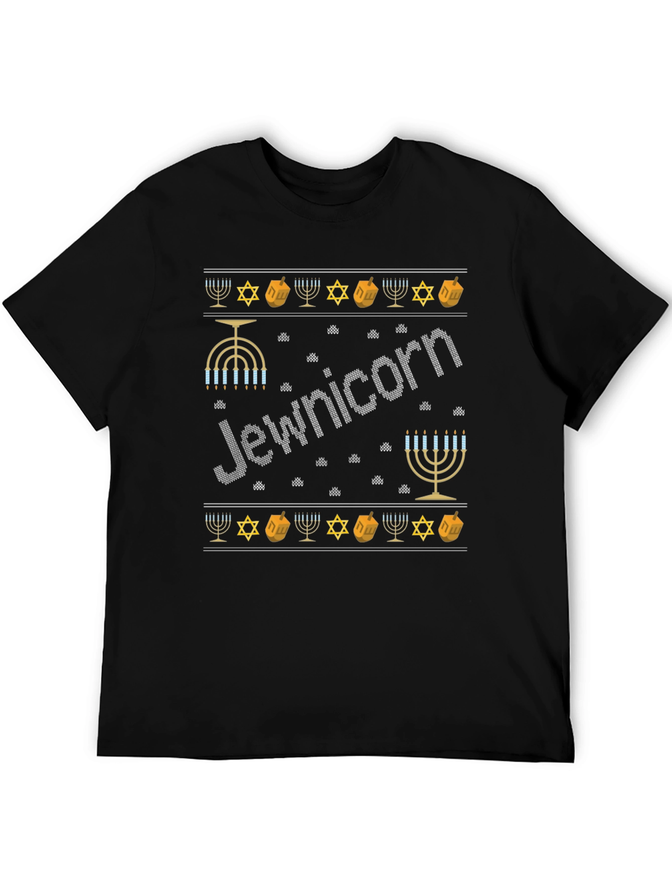 Jewnicorn Hanukkah T-Shirt Holiday Celebration