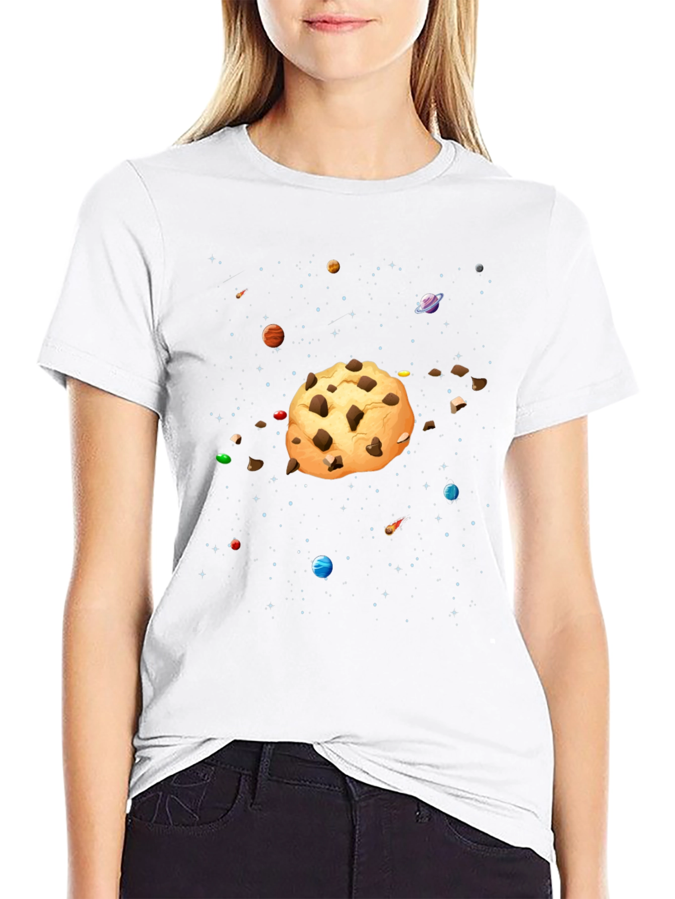 Cookie Planet Black T-Shirt