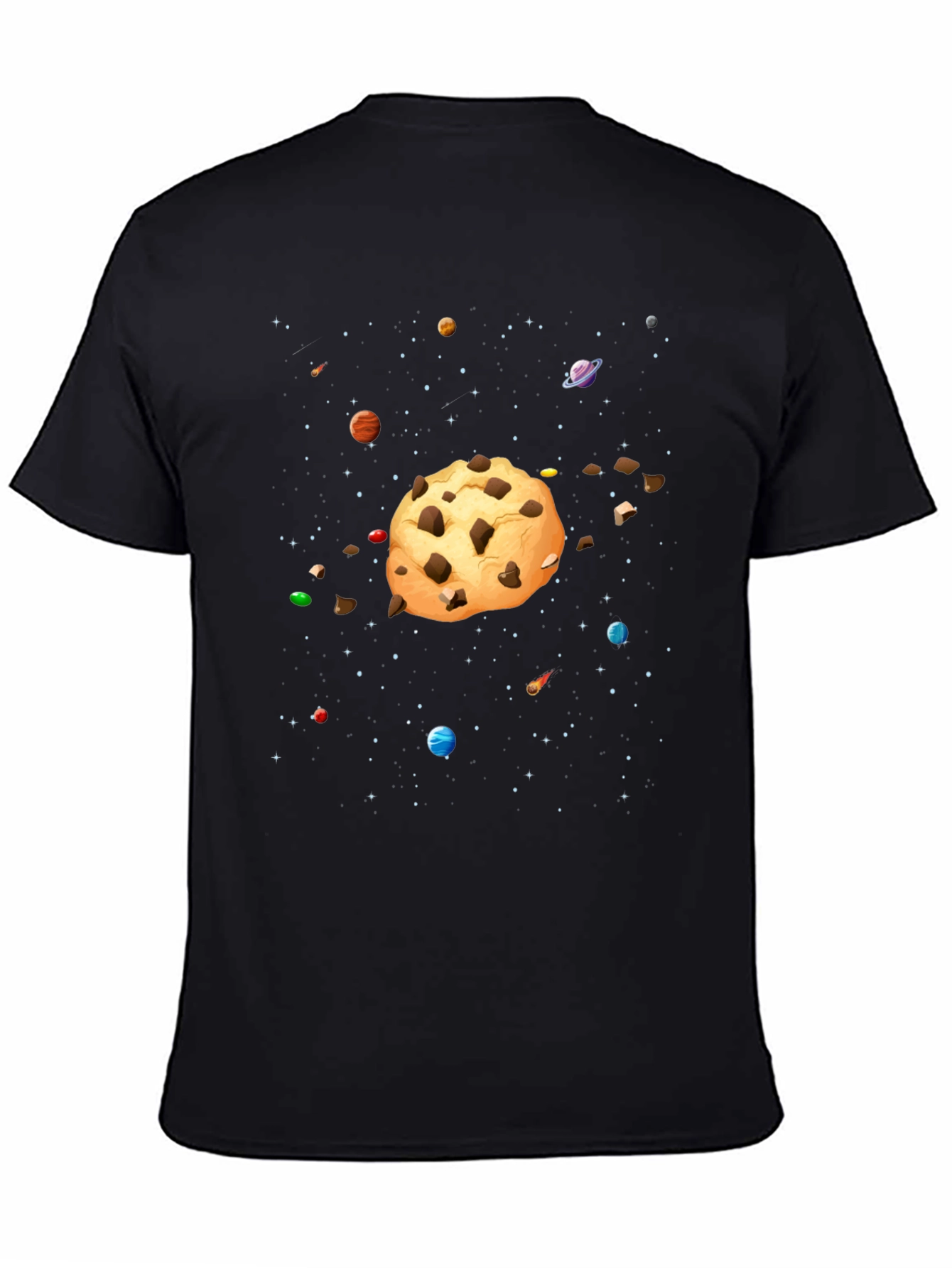 Cookie Planet Black T-Shirt