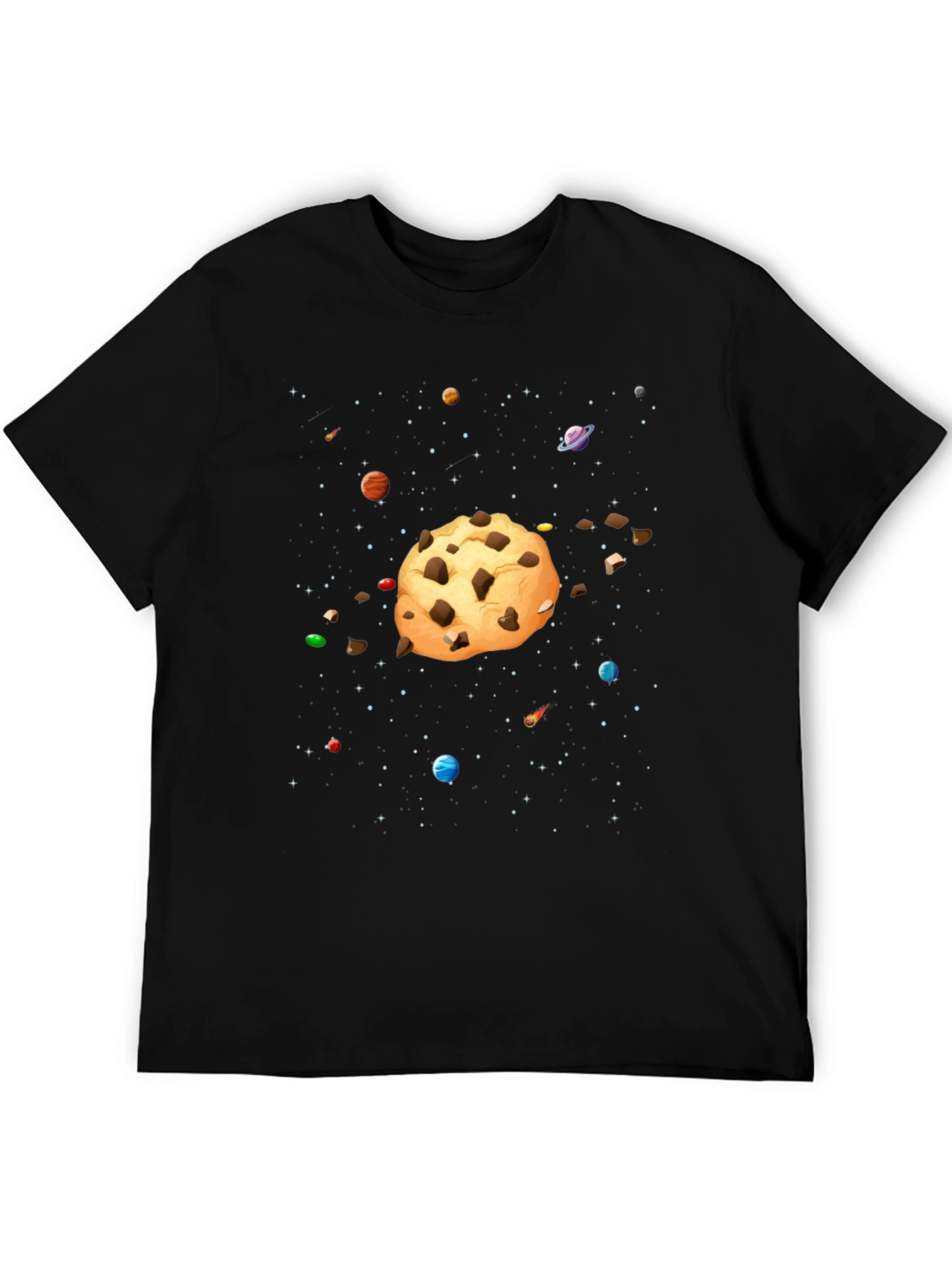 Cookie Planet Black T-Shirt