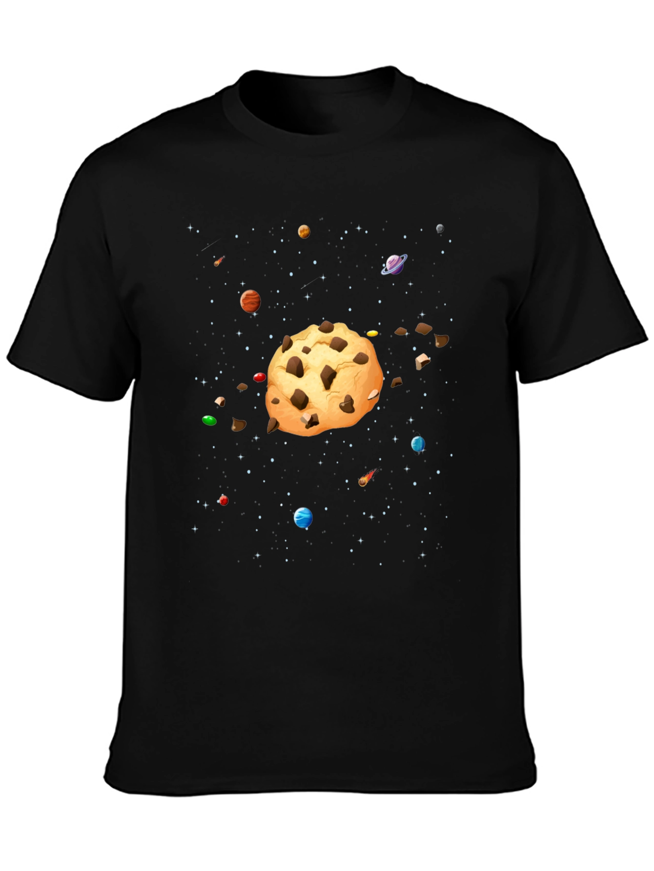 Cookie Planet Black T-Shirt