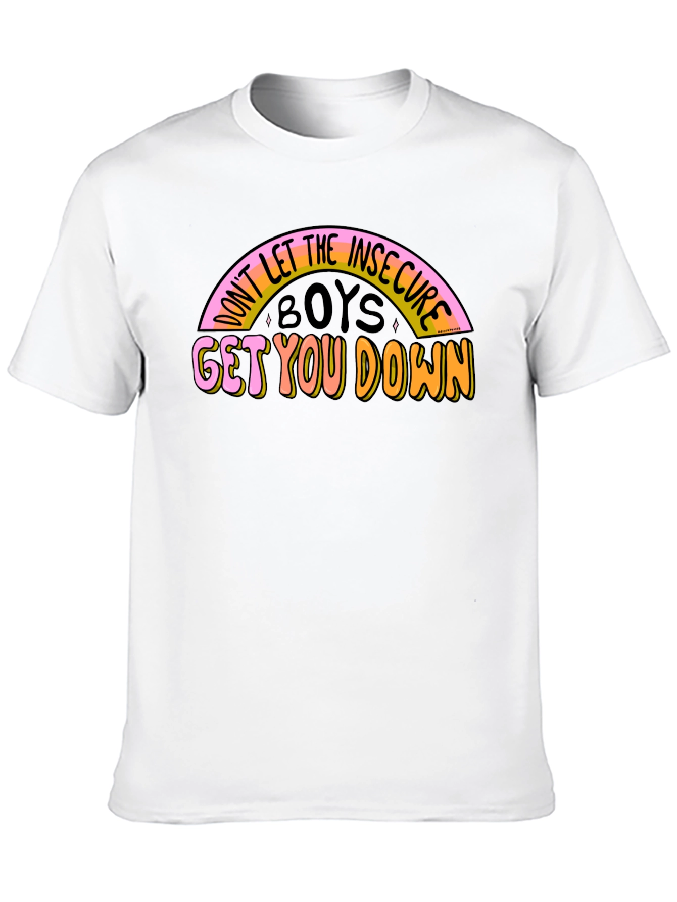 Insecure Boys Graphic Tee - Positive Message