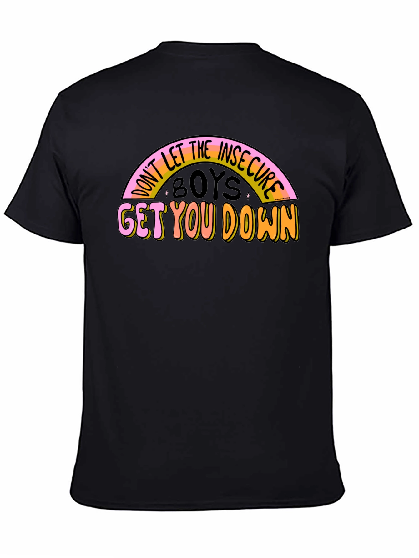 Insecure Boys Graphic Tee - Positive Message