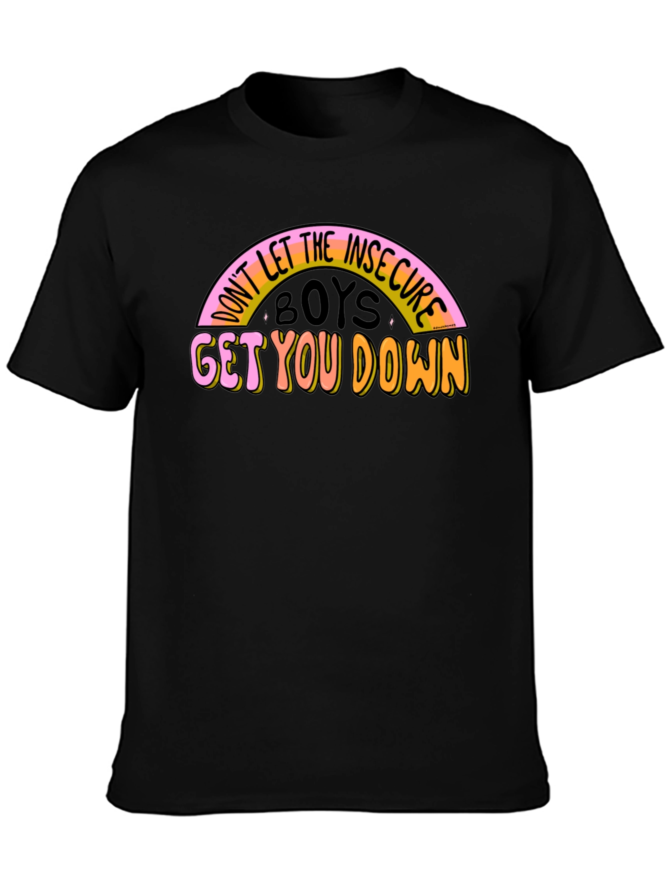 Insecure Boys Graphic Tee - Positive Message