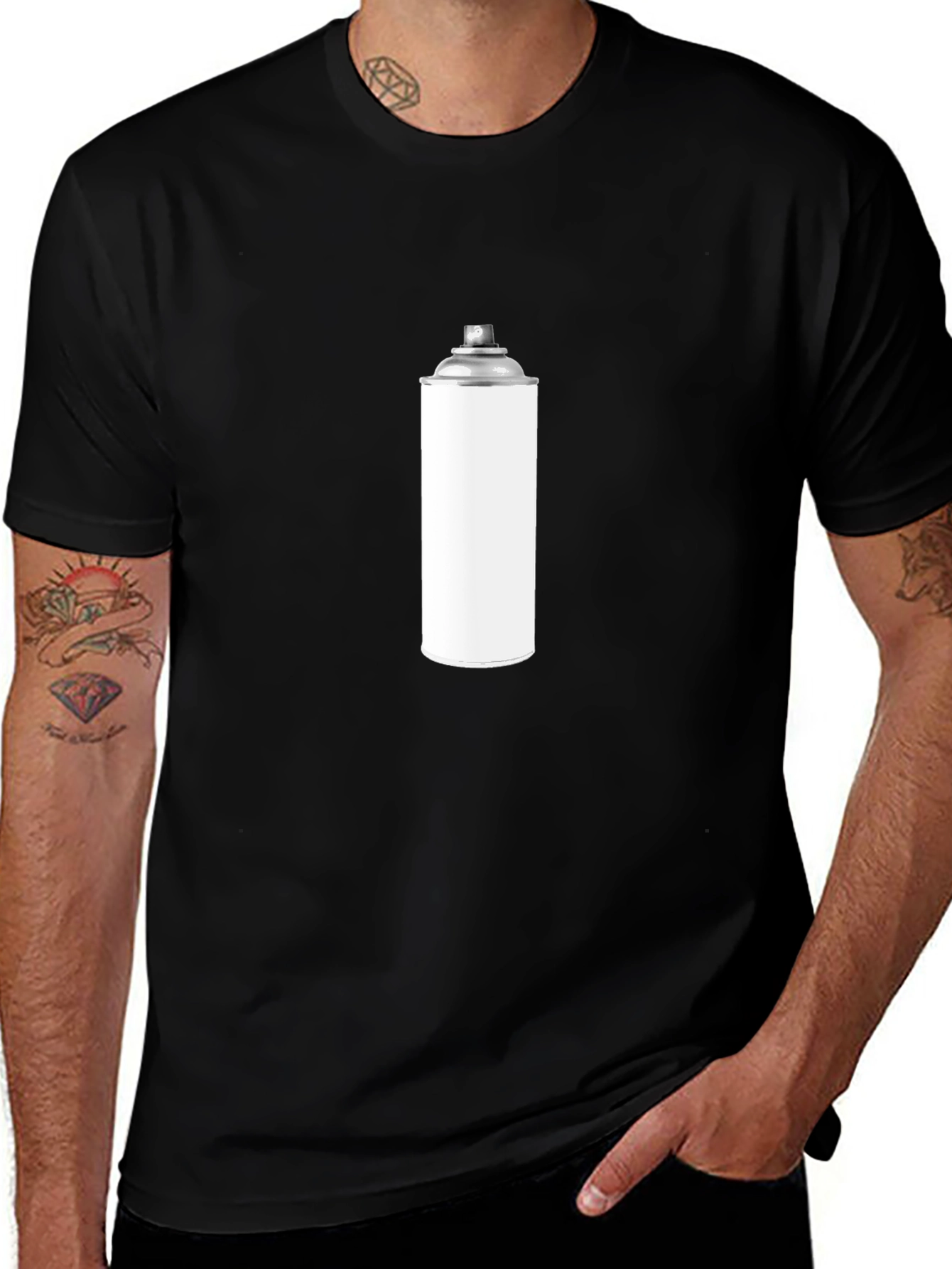 Spray Paint Graphic T-Shirt - Urban Style Tee